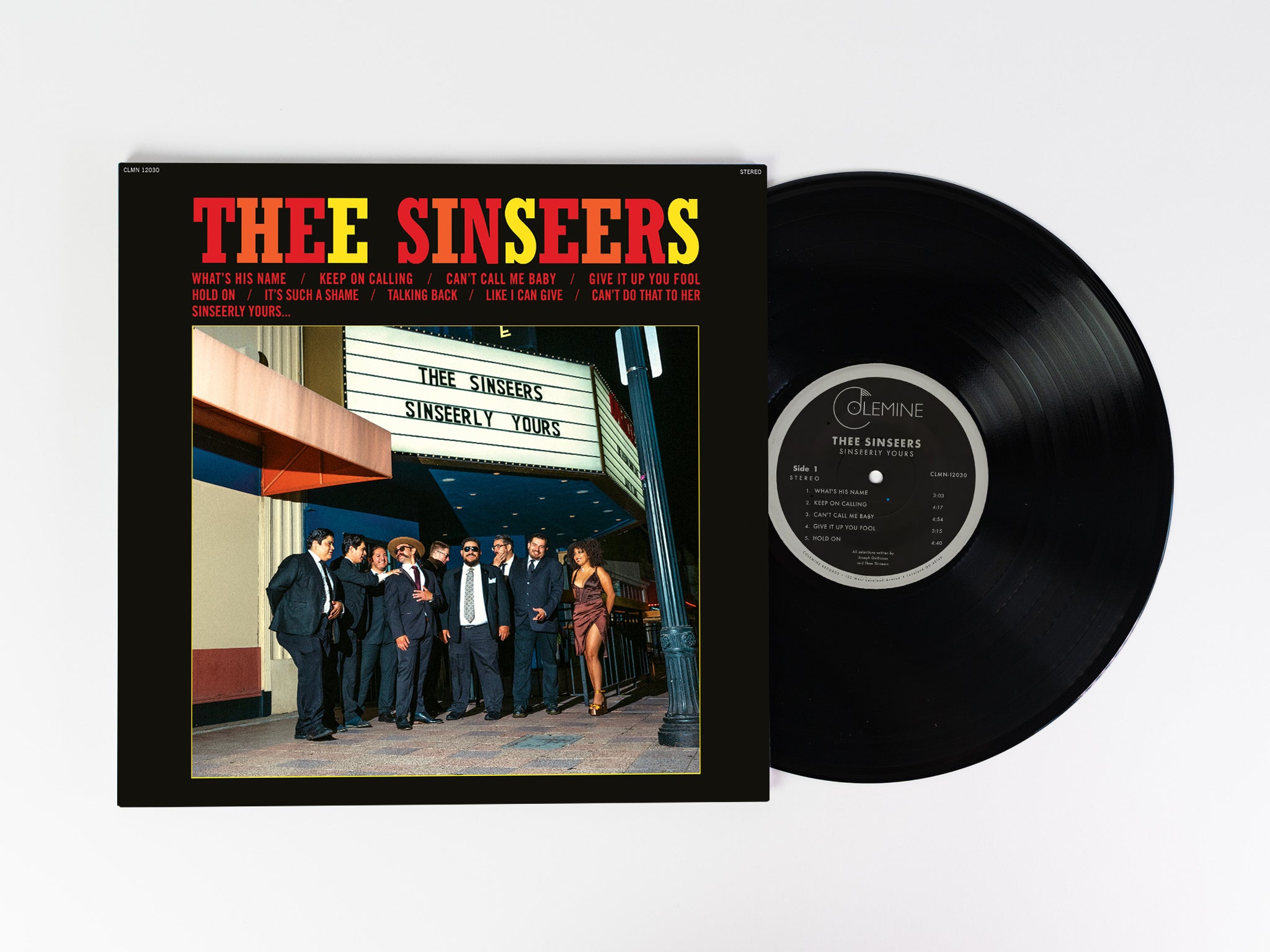 Thee Sinseers Sinseerly Yours vinyle LP jaune opaque soul