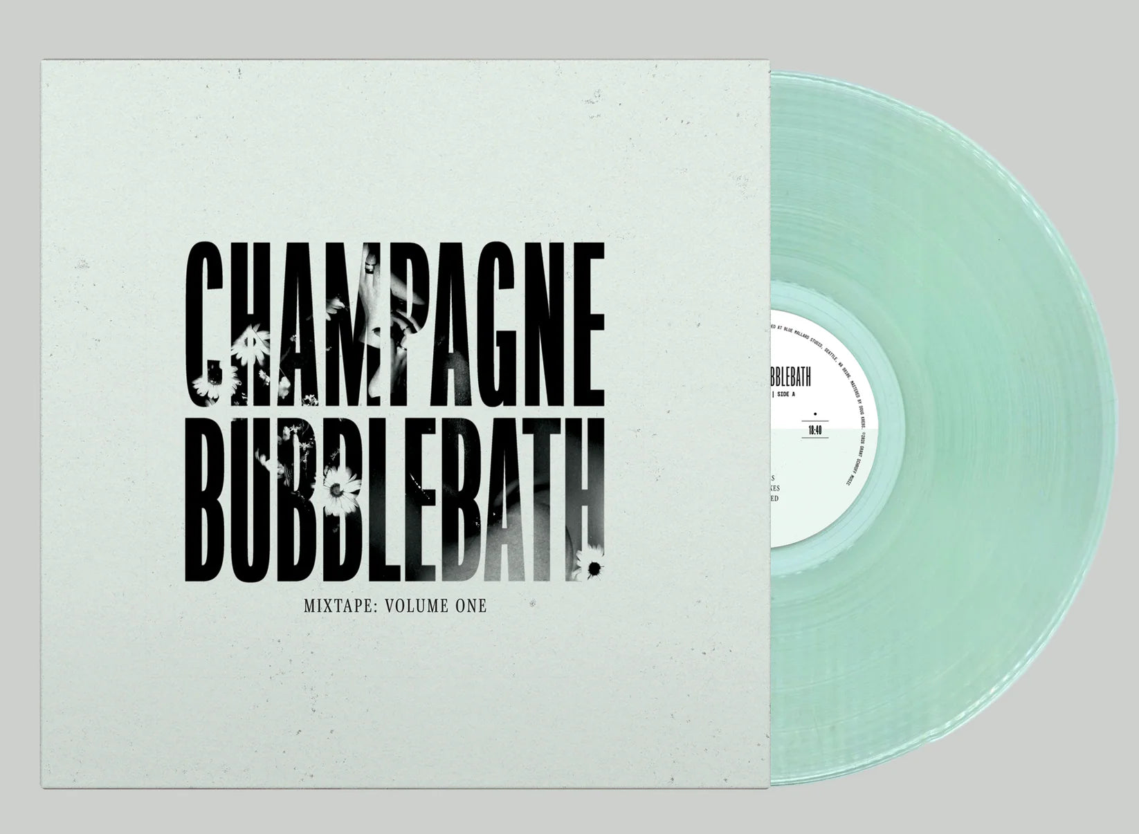 Champagne Bubblebath Mixtape Volume One LP vinyle transparent
