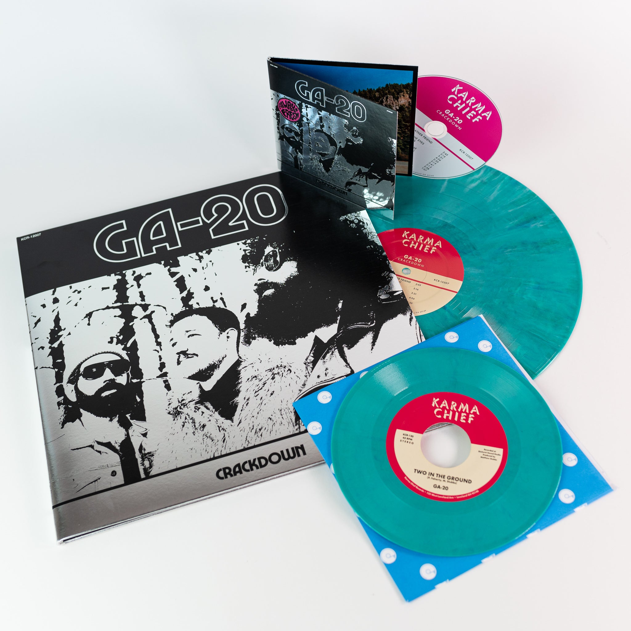 GA-20 Crackdown vinyle LP noir blues