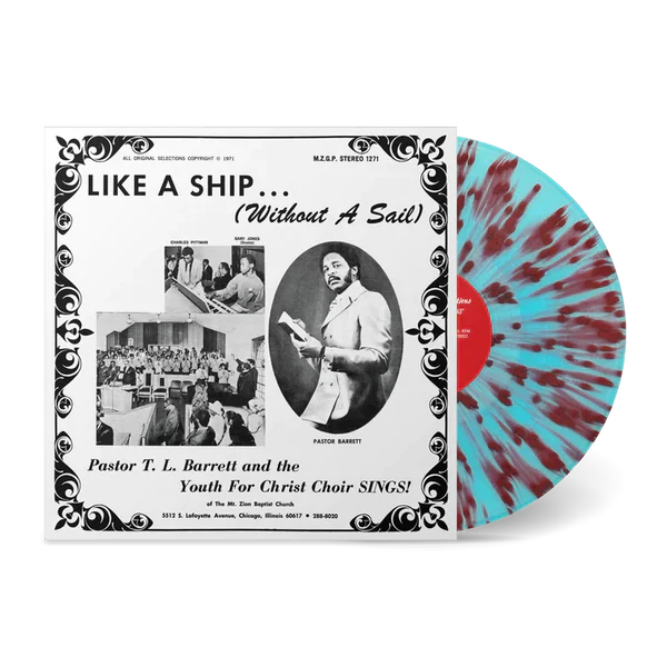 Pastor Barrett Like A Ship vinyle LP transparent gospel soul