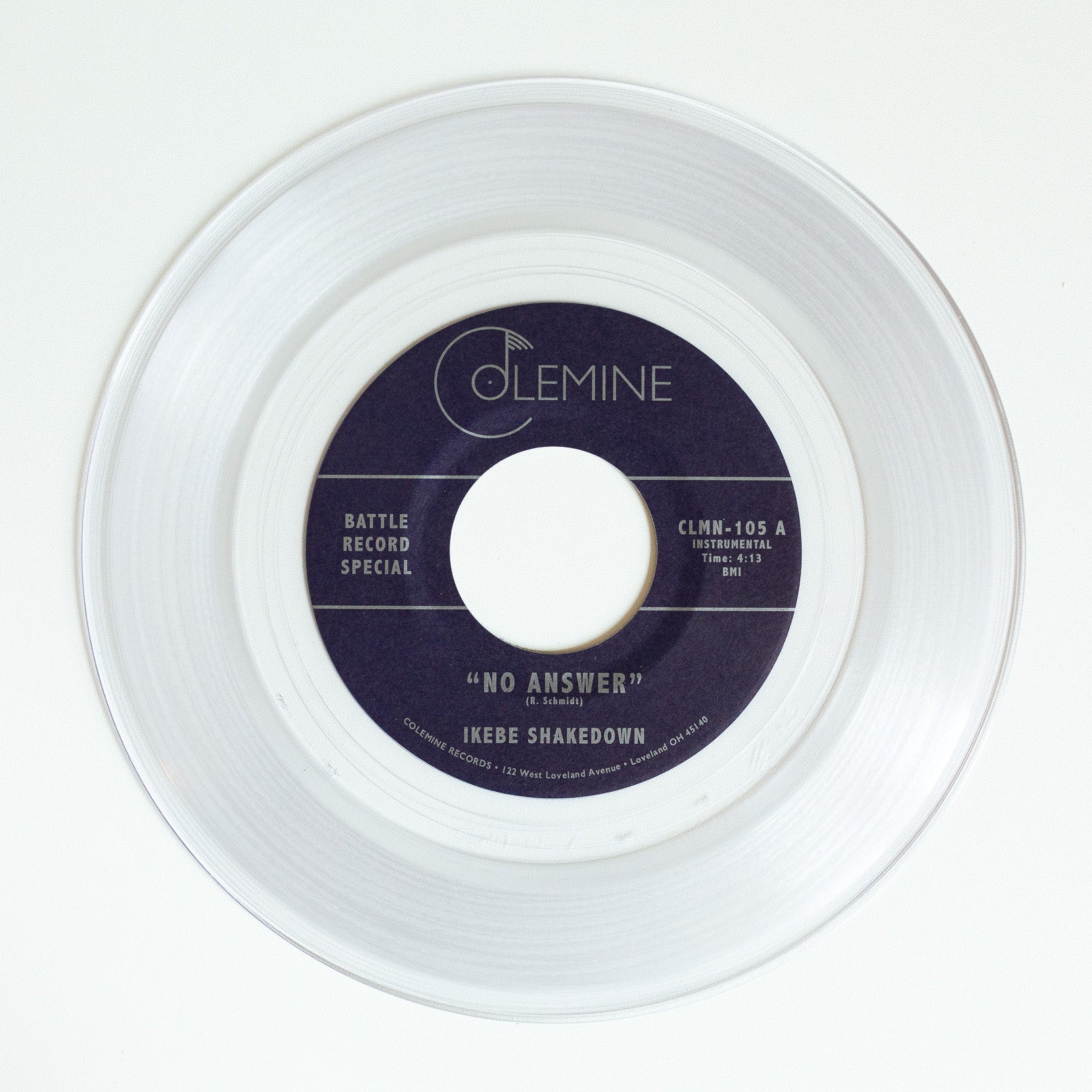 Ikebe Shakedown No Answer 45 tours vinyle 7 pouces clear funk