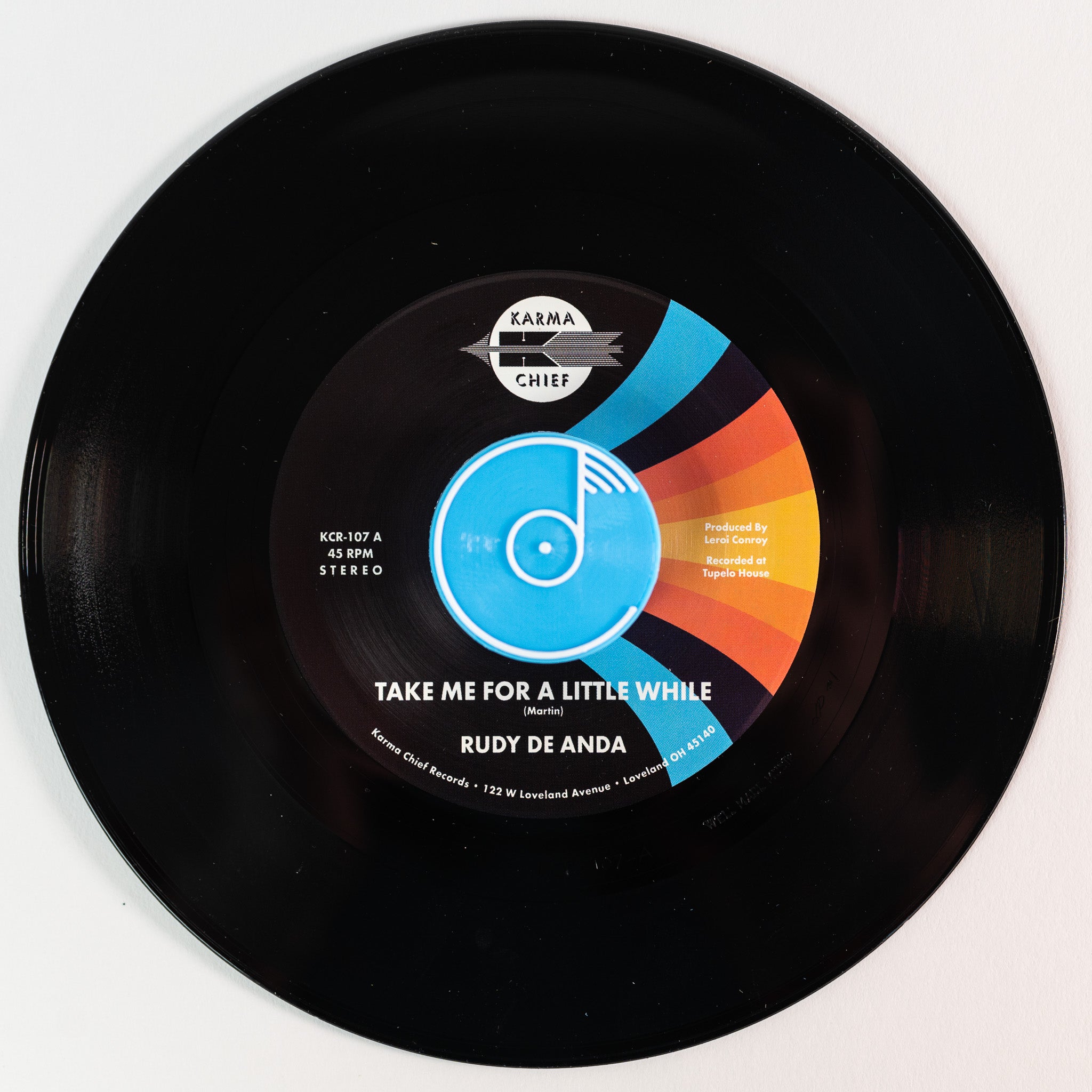 Rudy De Anda Take Me For A Little While 45 tours