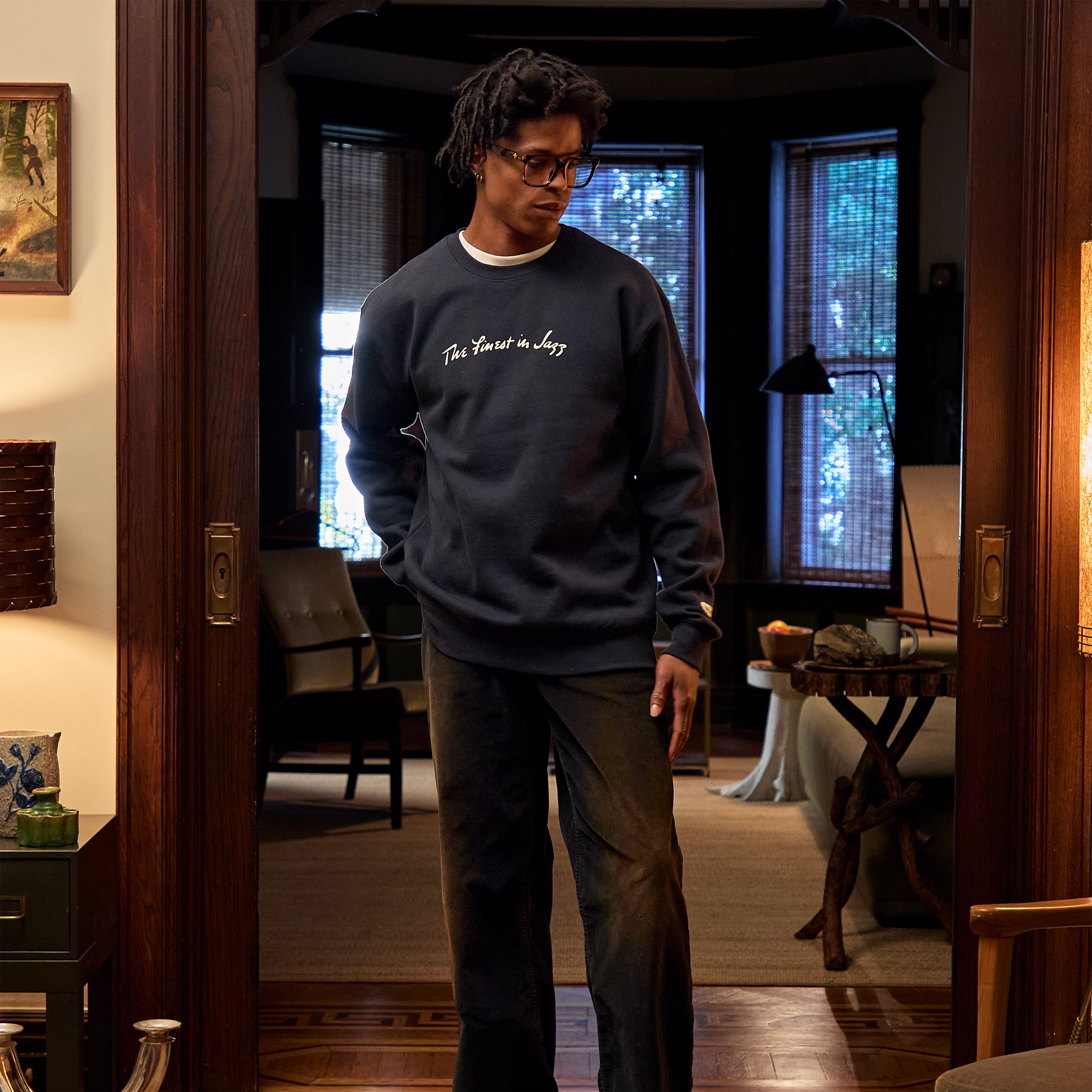 Blue Note Finest In Jazz sweat Heavyweight Crewneck noir