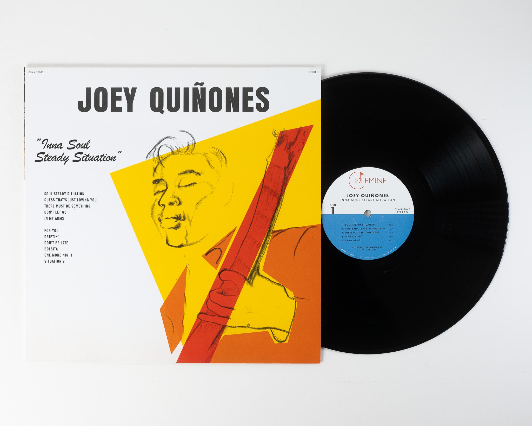 Joey Quiñones Inna Soul vinyle LP orange reggae soul