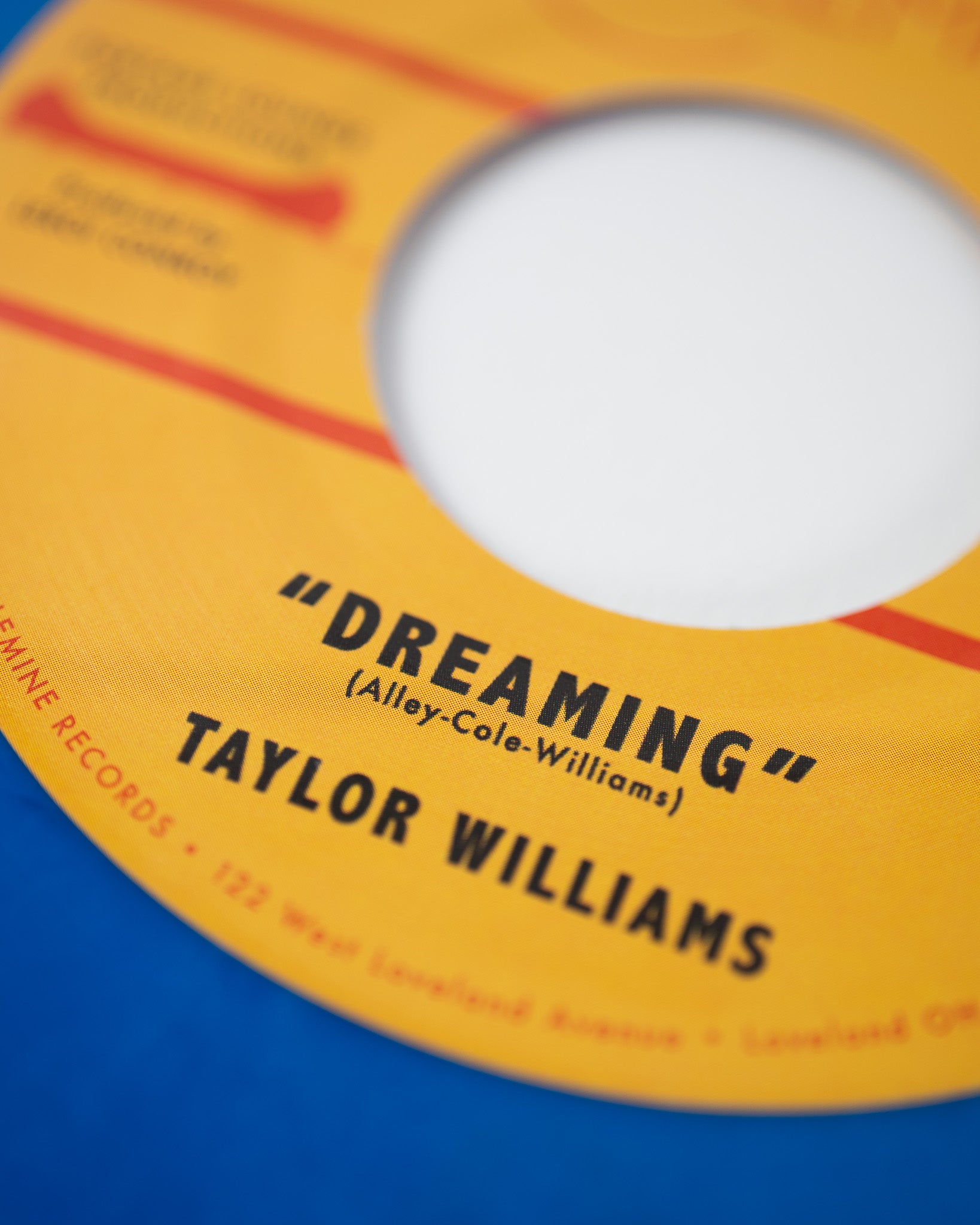 Colemine Taylor Williams Dreaming 45 tours bleu 7 pouces R&B