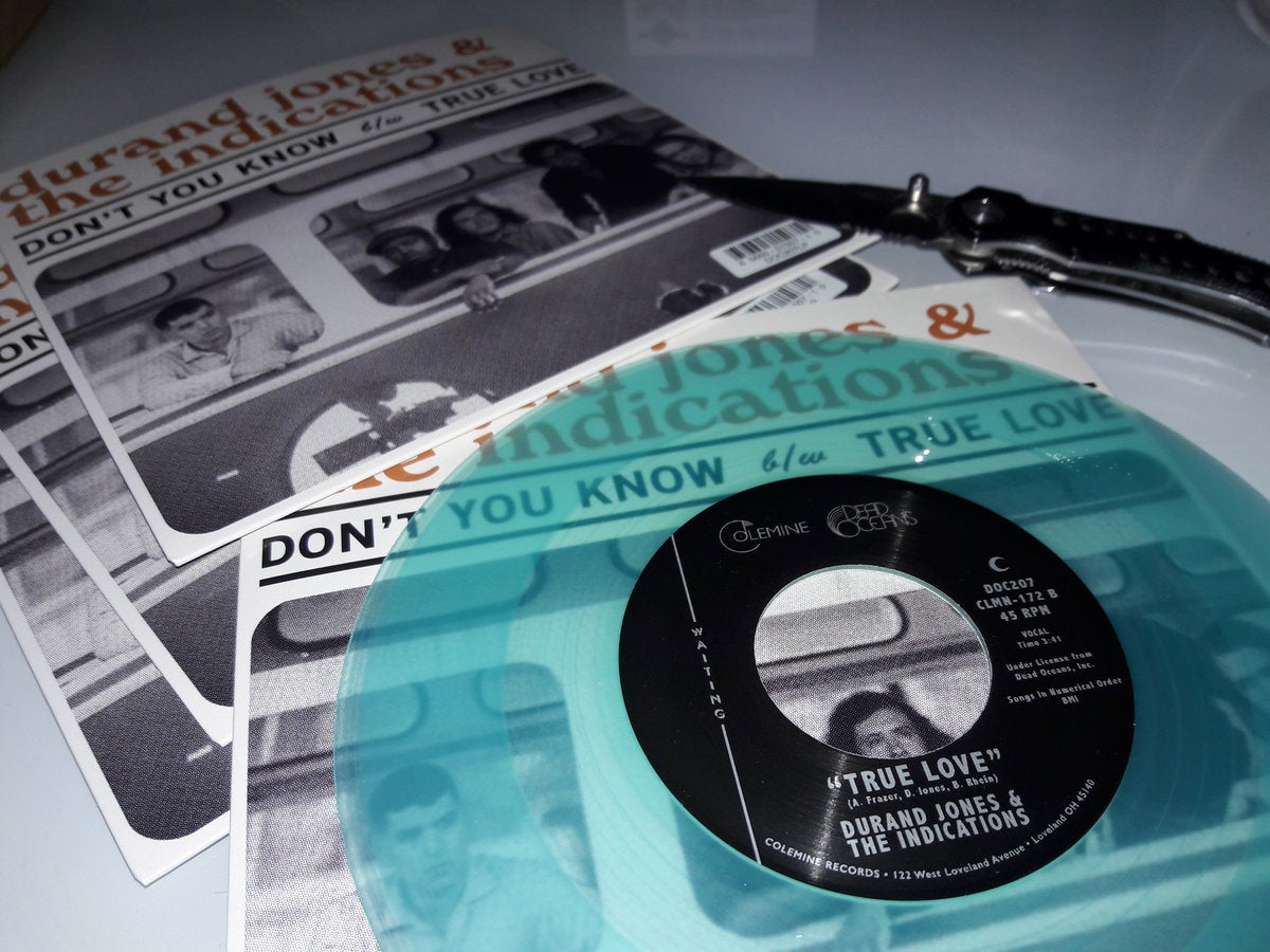 Durand Jones Don't You Know 45 tours vinyle bleu soul