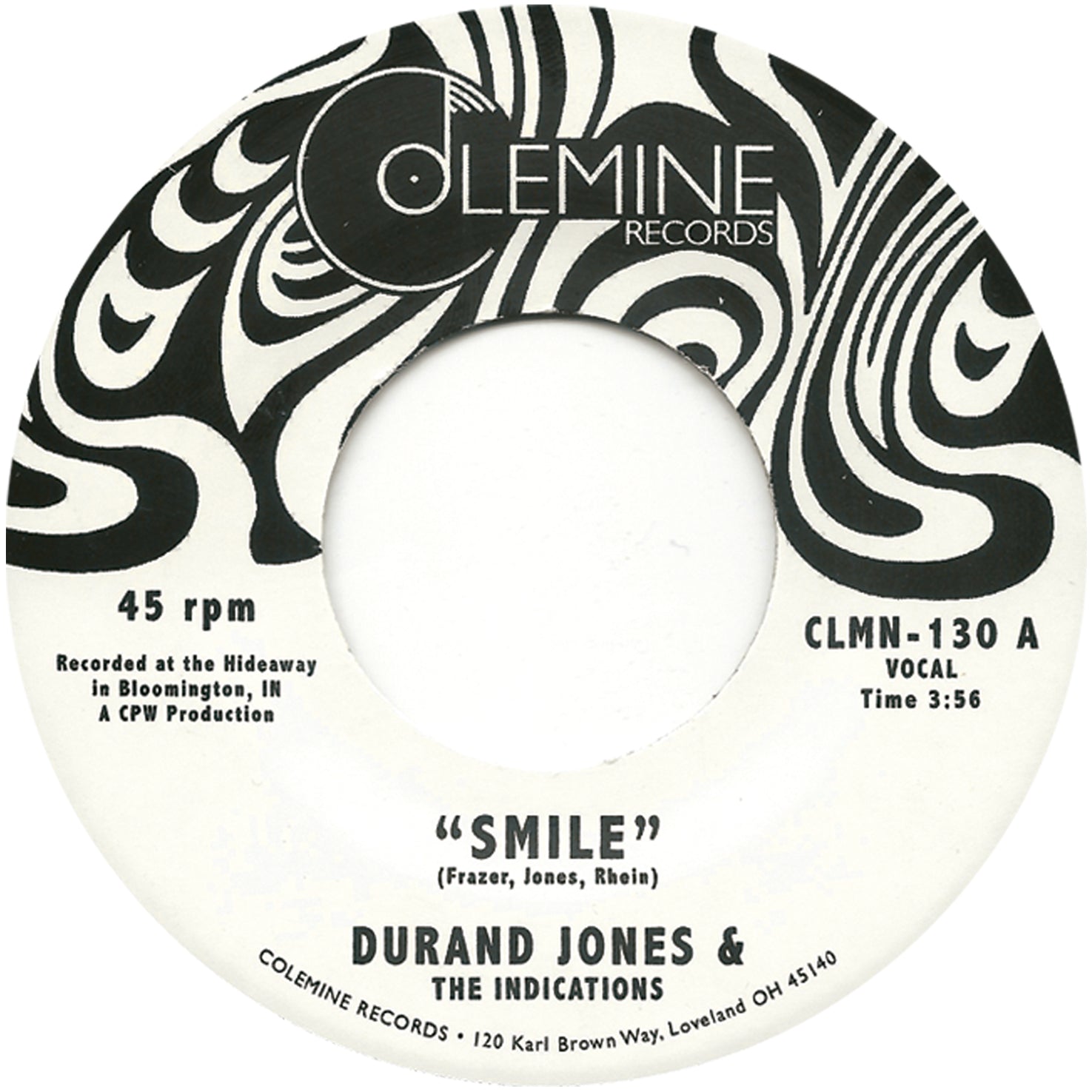 Durand Jones Indications Smile 45 tours vinyle funk soul