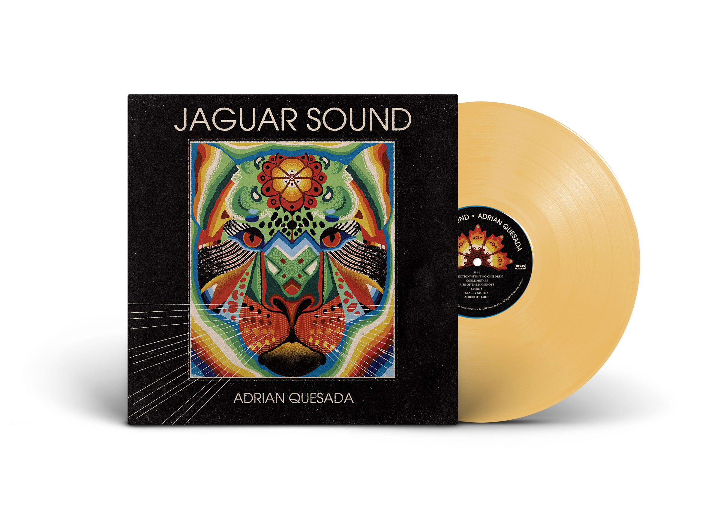 Adrian Quesada Jaguar Sound LP vinyle custard cinématique