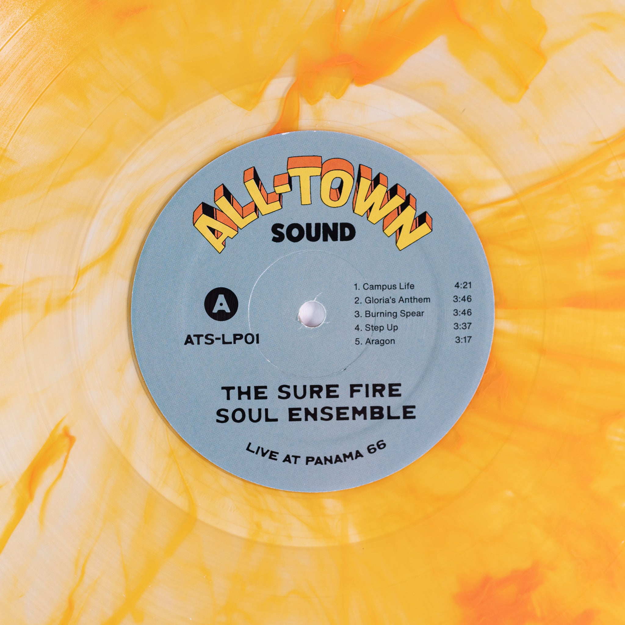 The Sure Fire Soul Ensemble – Live at Panama 66 LP orange