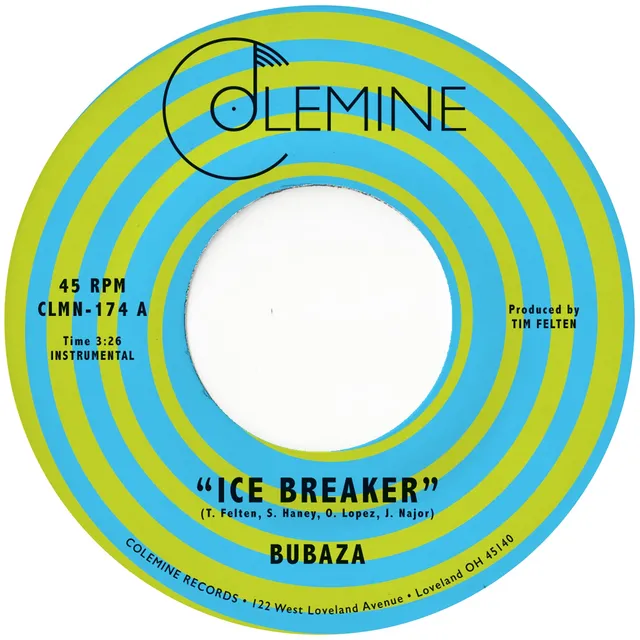 Bubaza Ice Breaker 45 tours vinyle orange funk latin