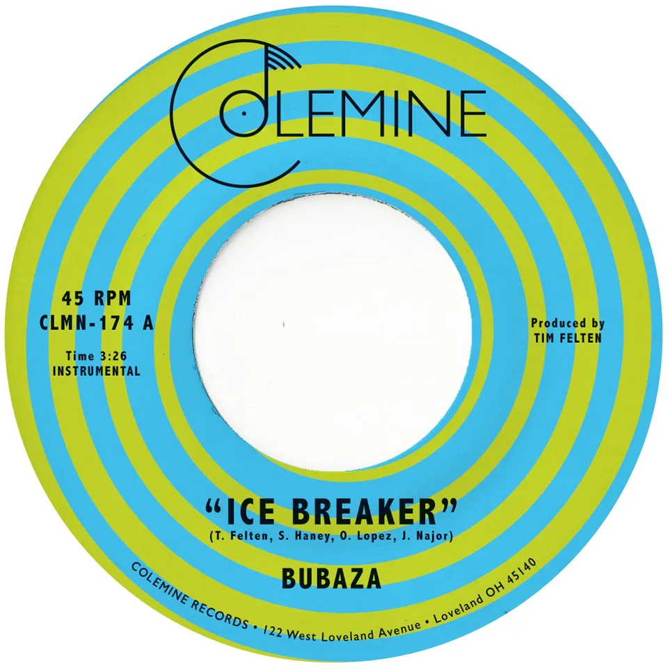Bubaza Ice Breaker 45 tours vinyle orange funk latin