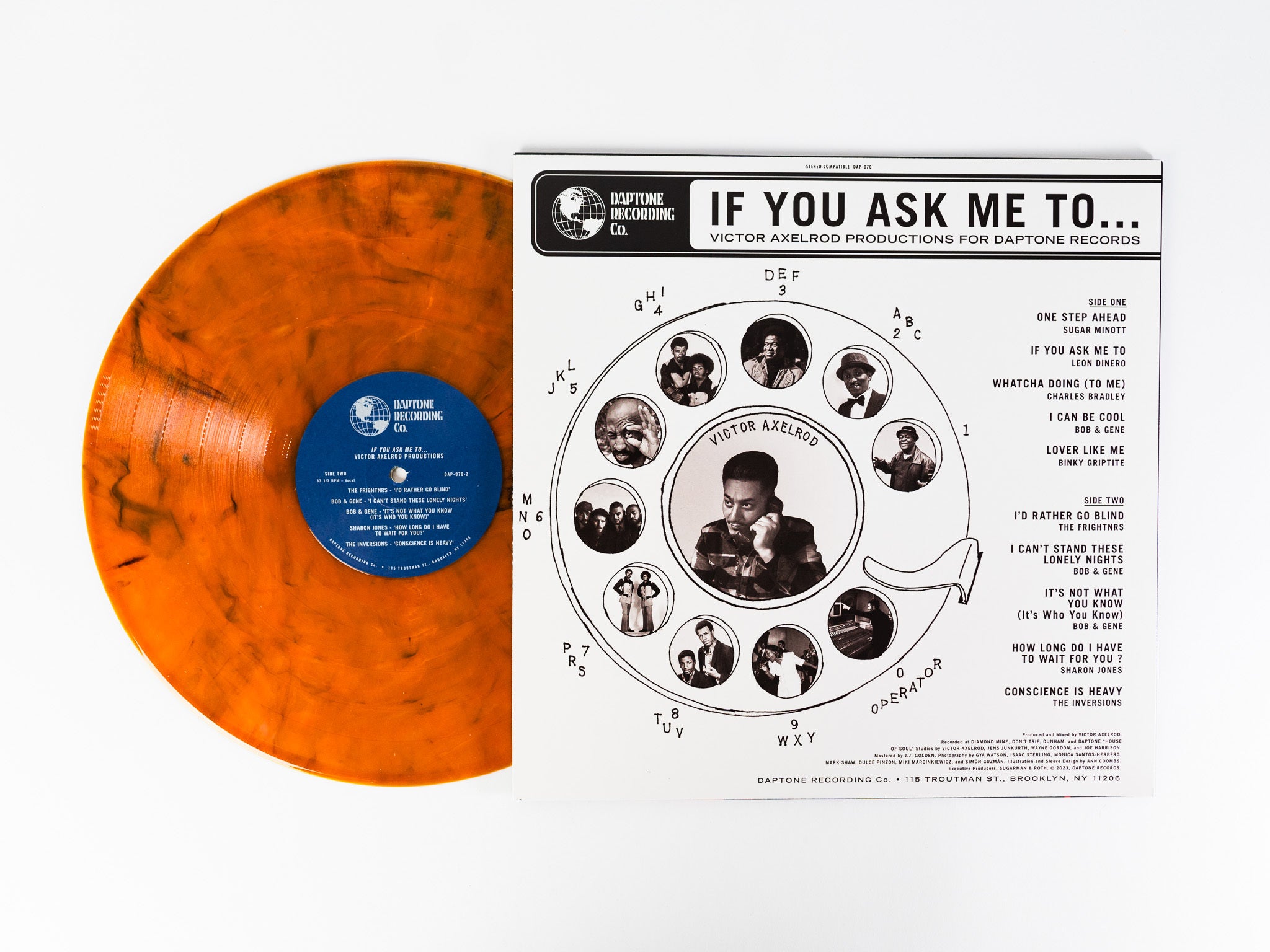 Victor Axelrod If You Ask Me To Vinyle LP orange reggae