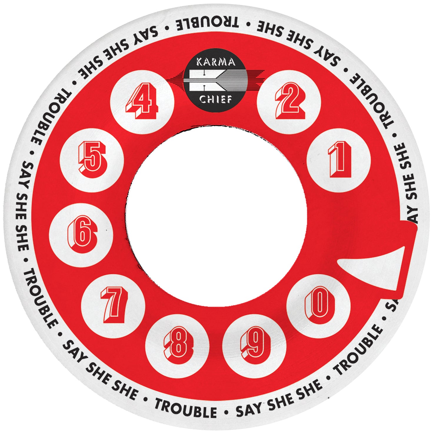 Say She She Trouble 45 tours vinyle rouge soul
