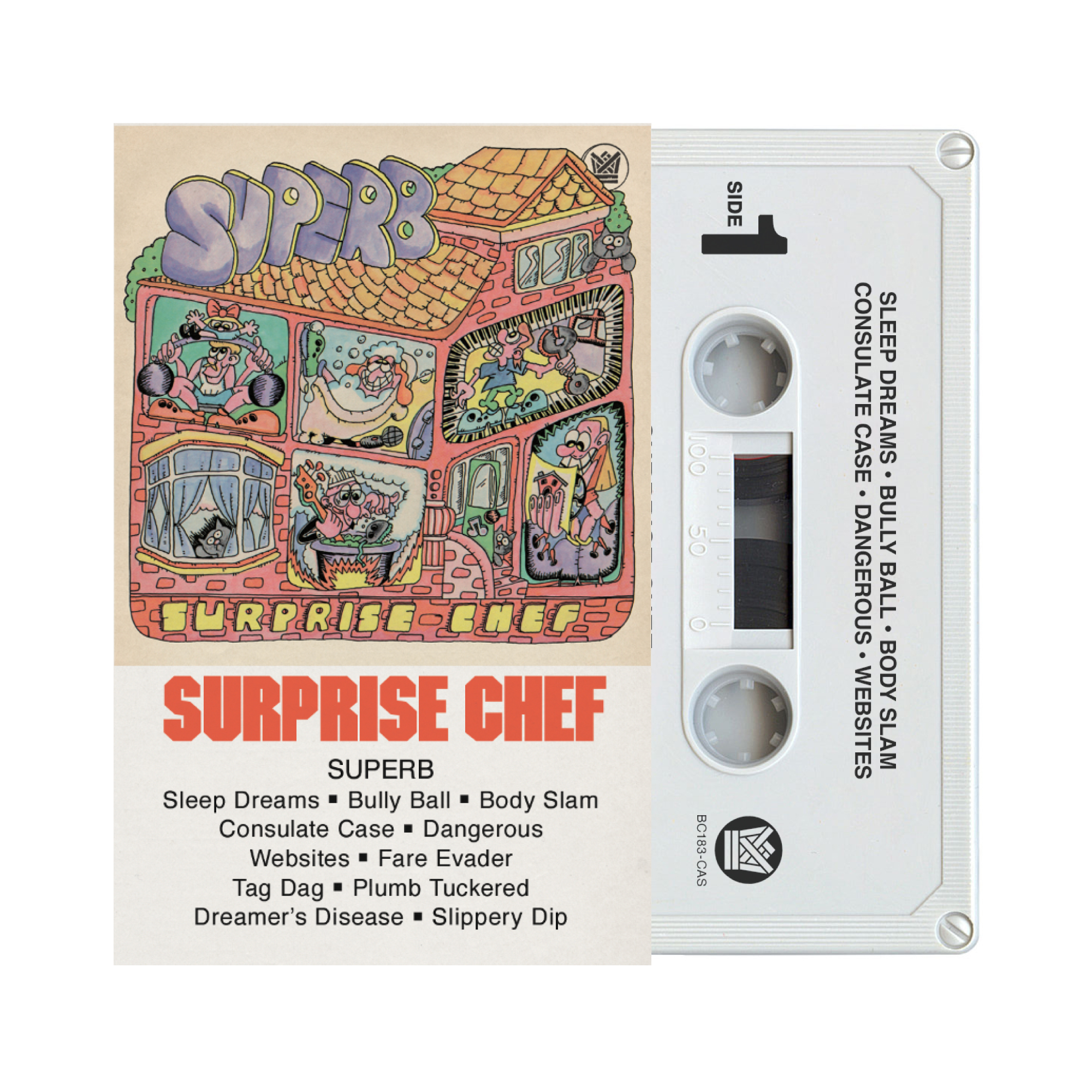 Surprise Chef Superb vinyle orange transparent