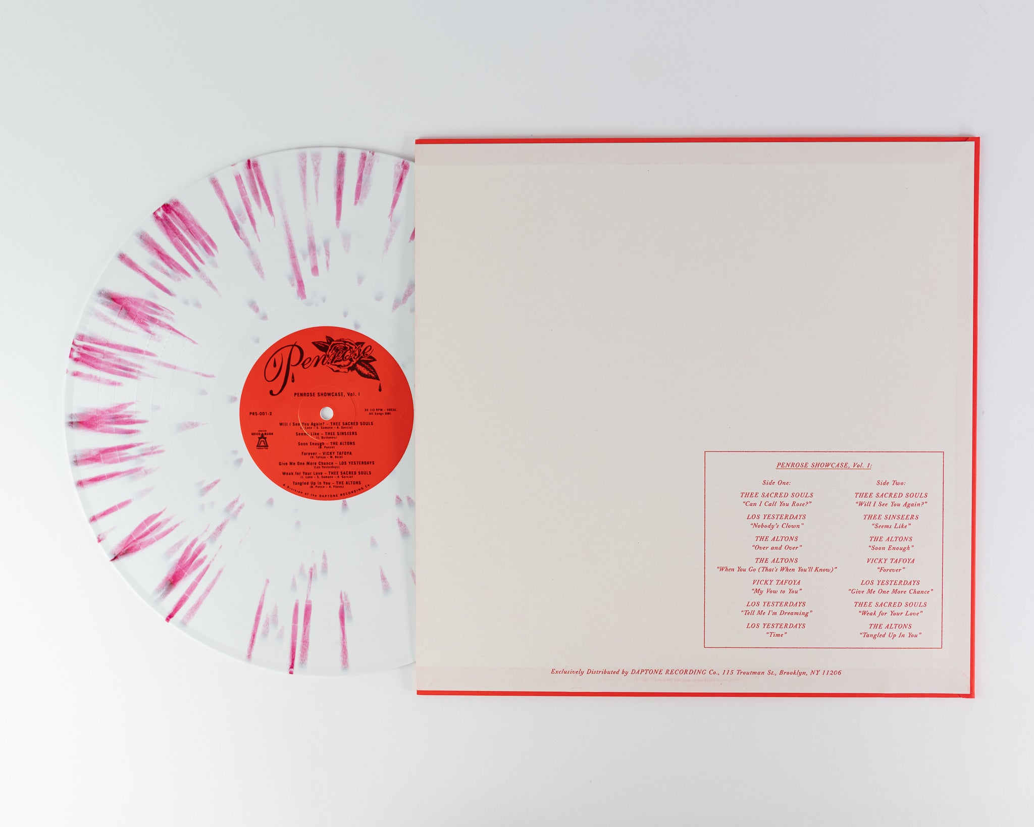 Penrose Showcase Vol.1 vinyle LP splatter compilation sweet soul
