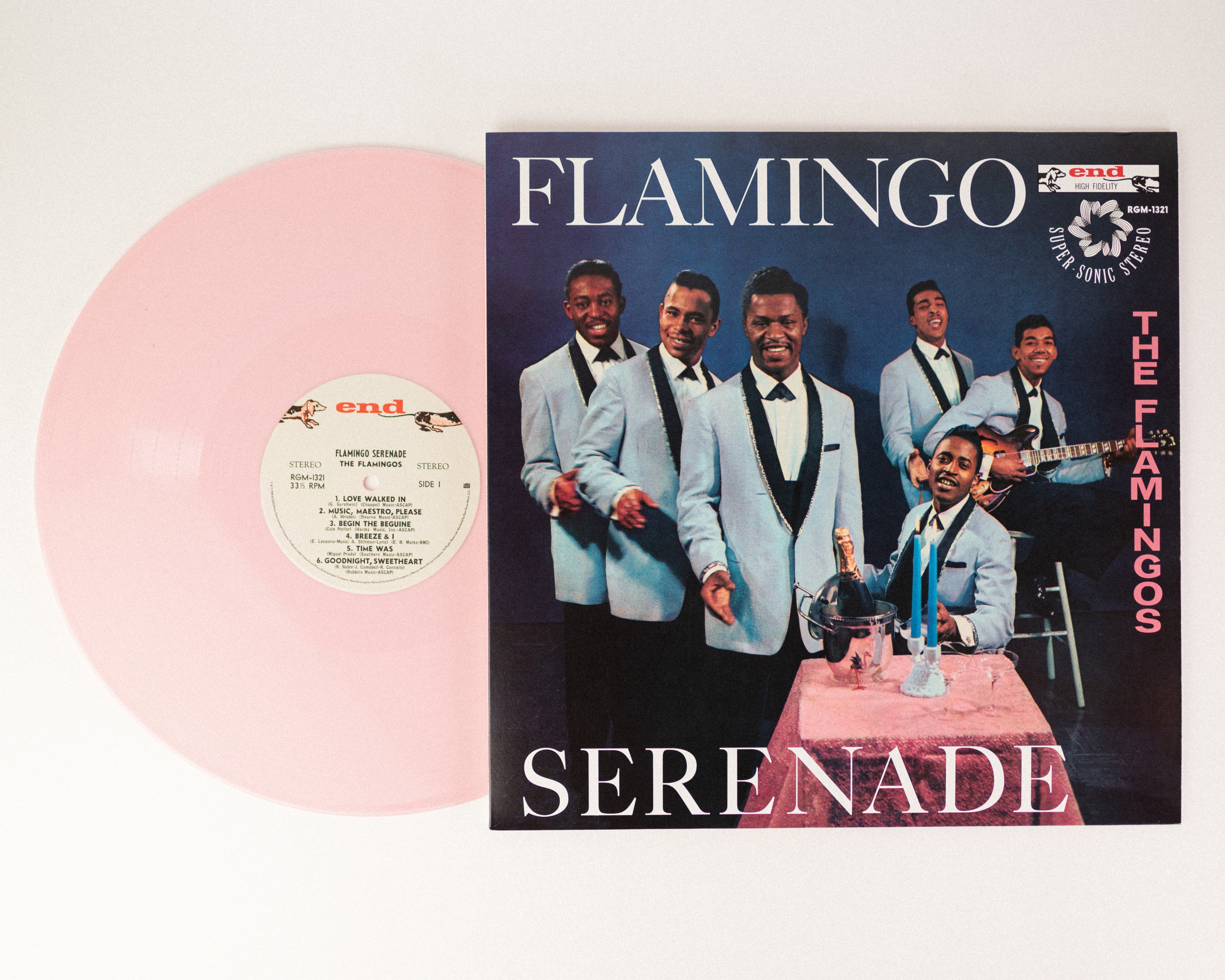 The Flamingos Flamingo Serenade LP vinyle rose exclusif