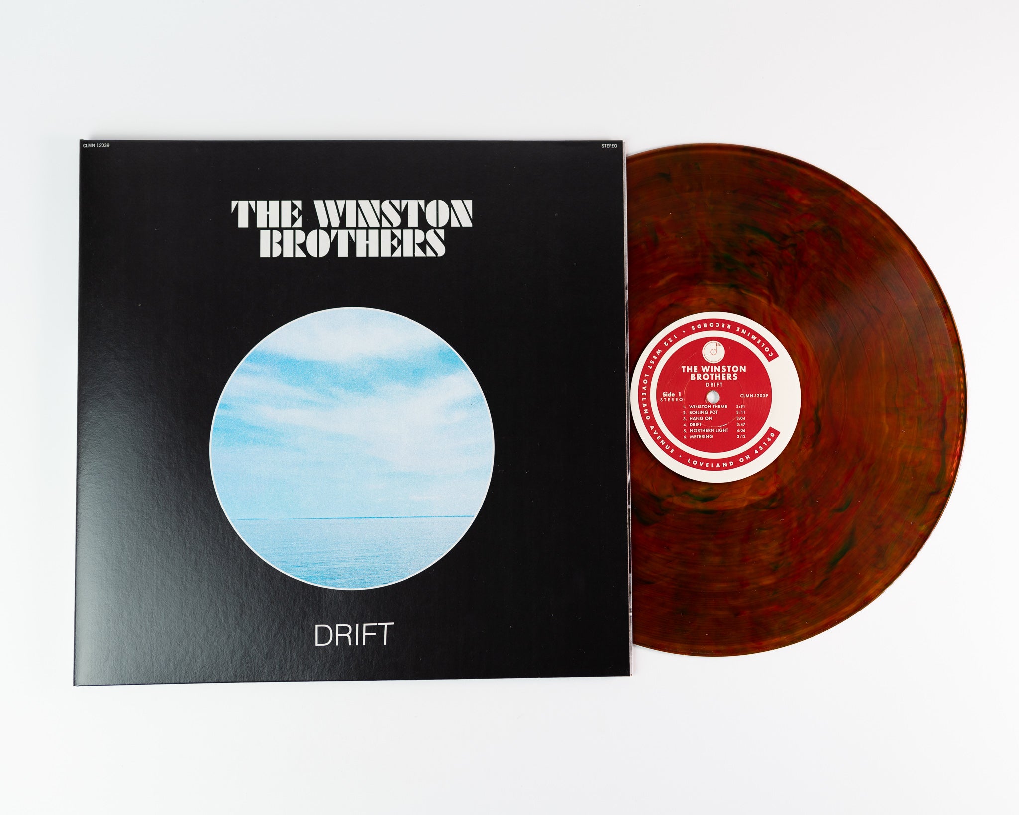 The Winston Brothers Drift LP funk vinyle marron transparent