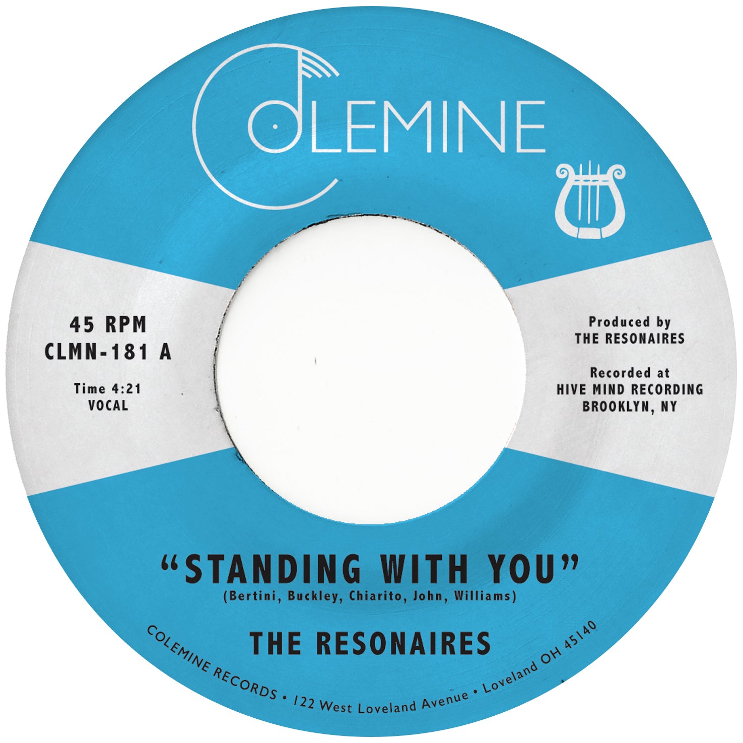 The Resonaires Standing With You 45 tours orange