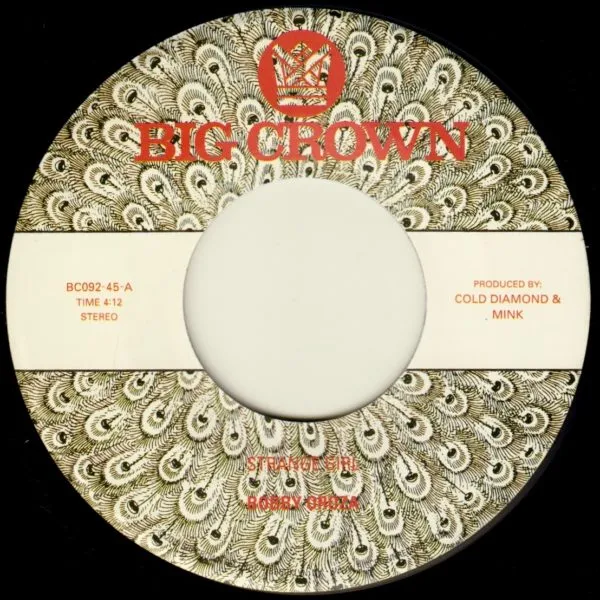 Bobby Oroza Strange Girl 45 tours 7" soul