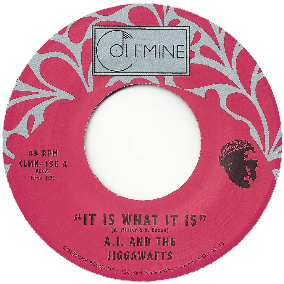 AJ & The Jiggawatts It Is What It Is 45 tours 7 pouces funk