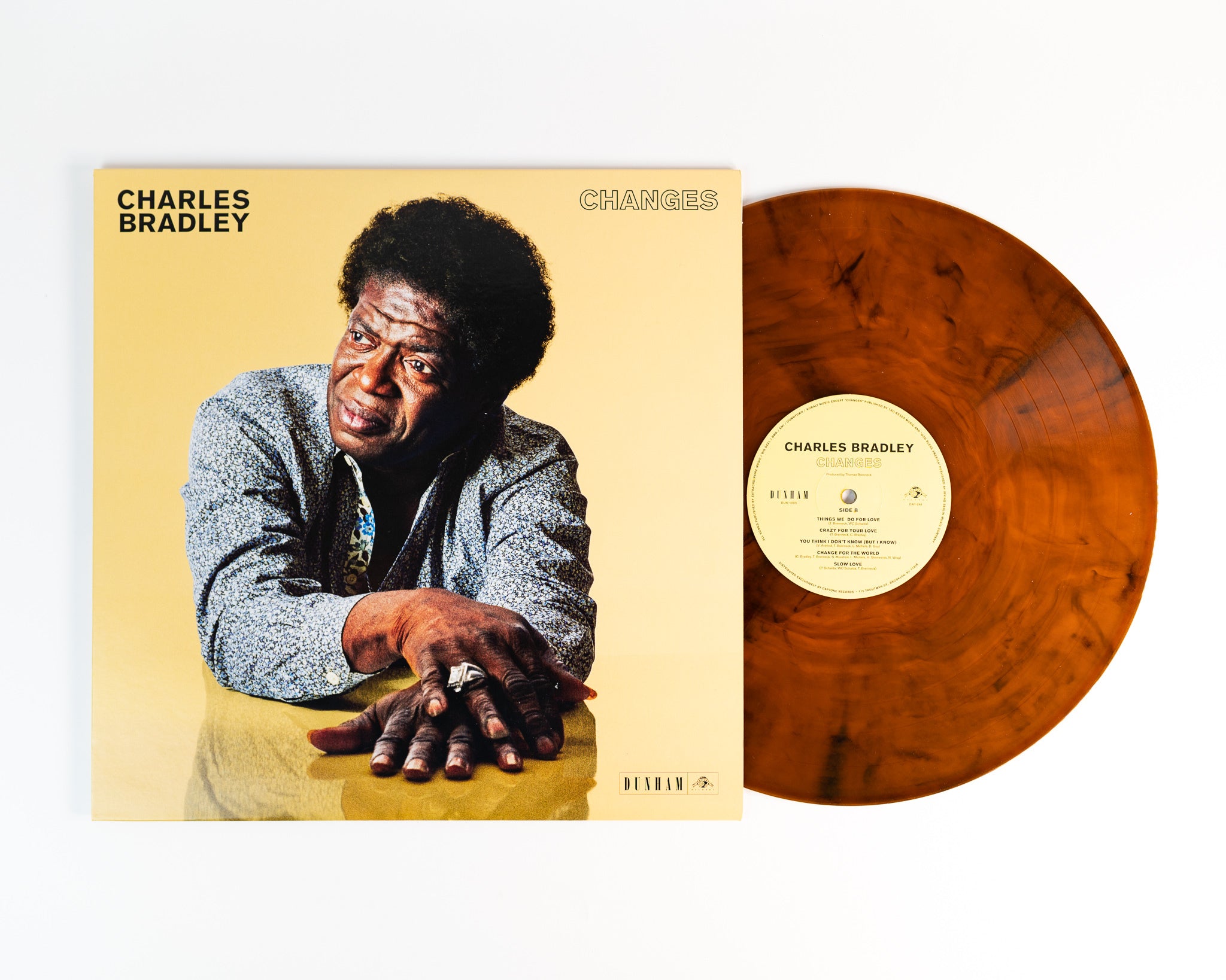 Charles Bradley Changes vinyle LP marbré brun soul