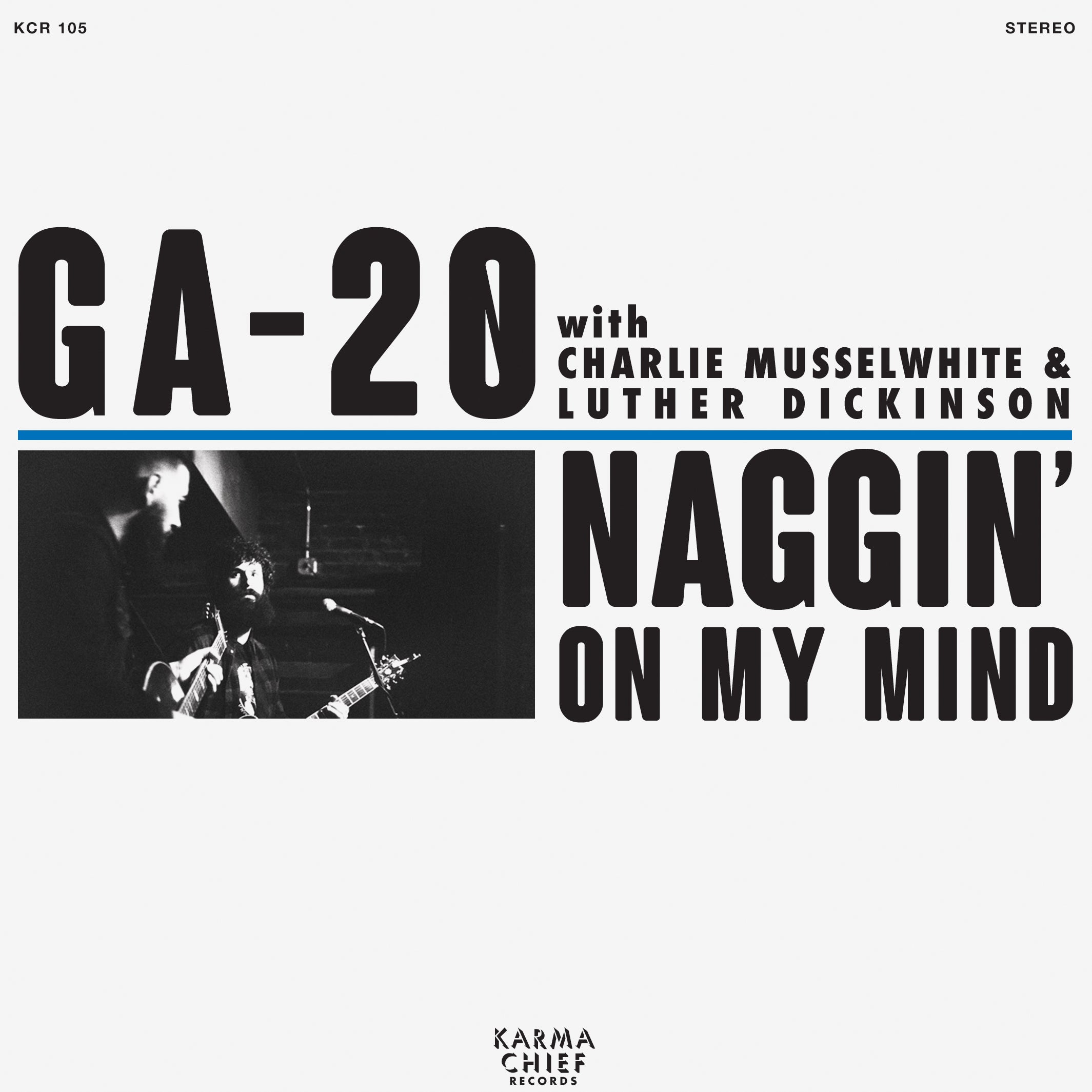 GA-20 Naggin' On My Mind 45 tours vinyle blue