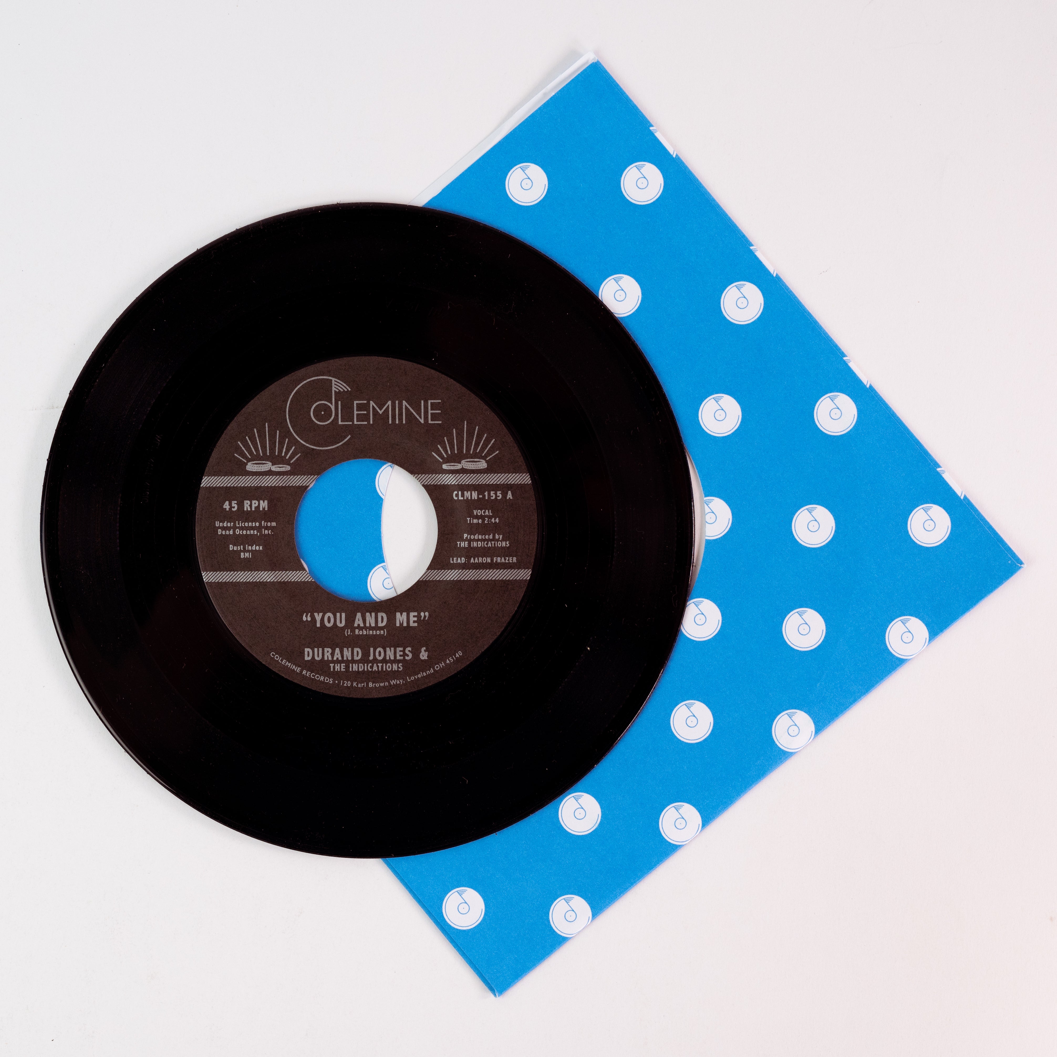 Durand Jones Indications You And Me 45 tours vinyle noir soul