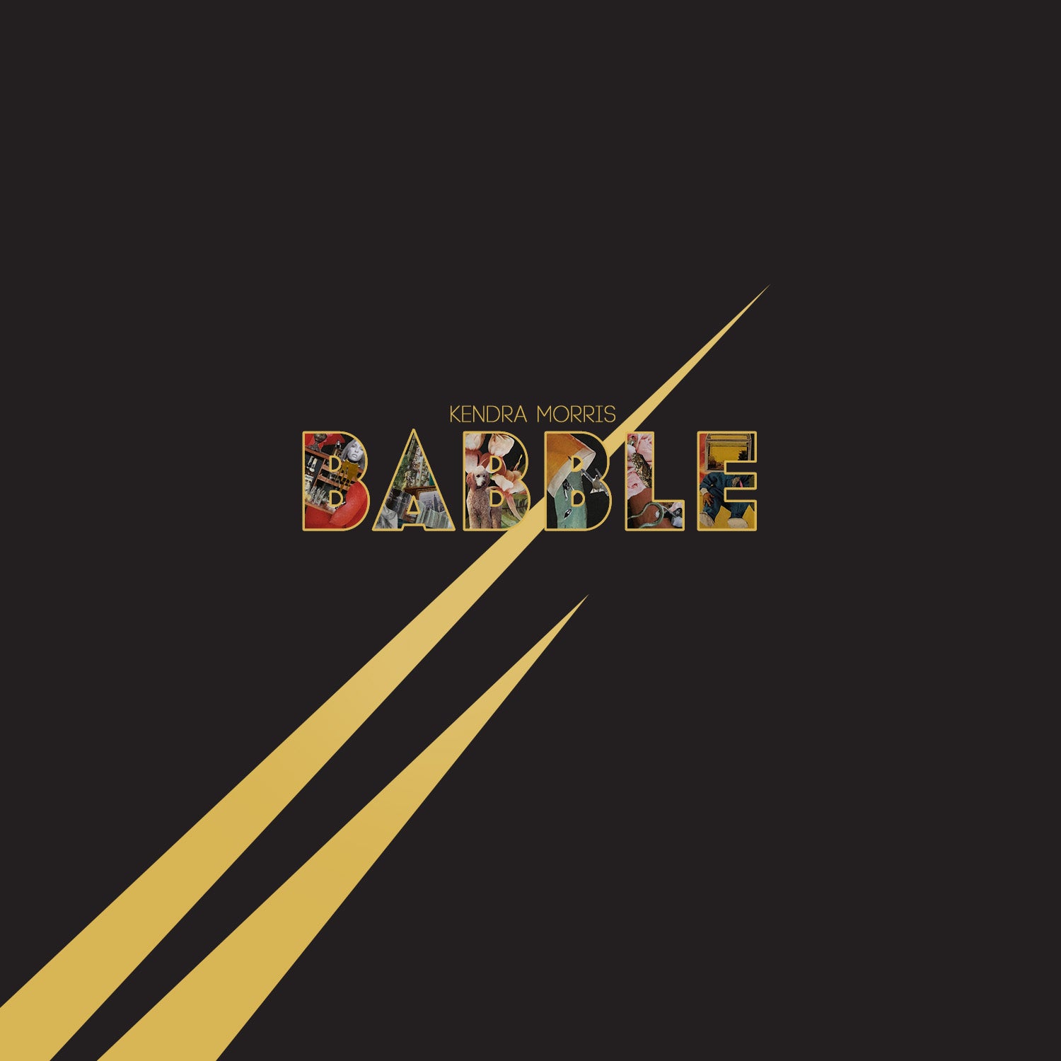 Karma Chief Kendra Morris Babble vinyle LP gold swirl