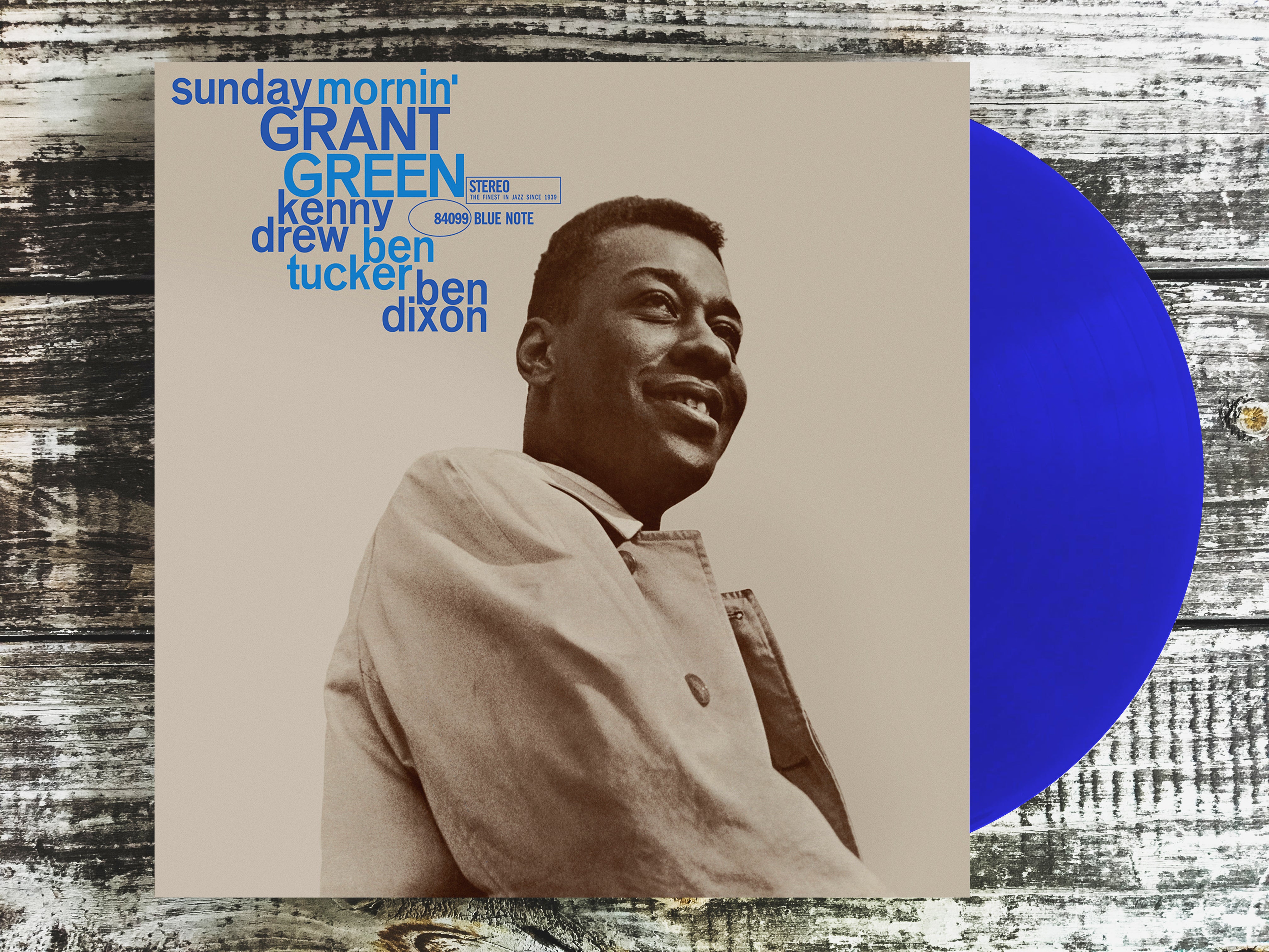 Grant Green Sunday Mornin vinyle LP bleu 180g jazz