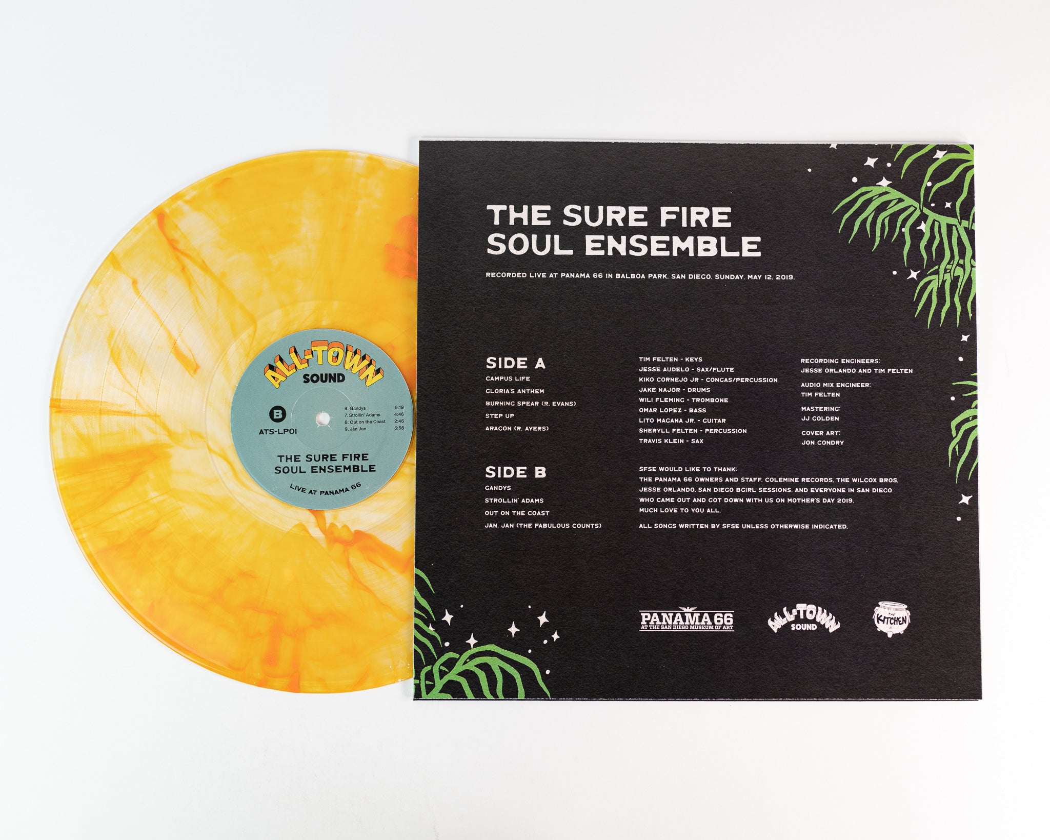 The Sure Fire Soul Ensemble – Live at Panama 66 LP orange