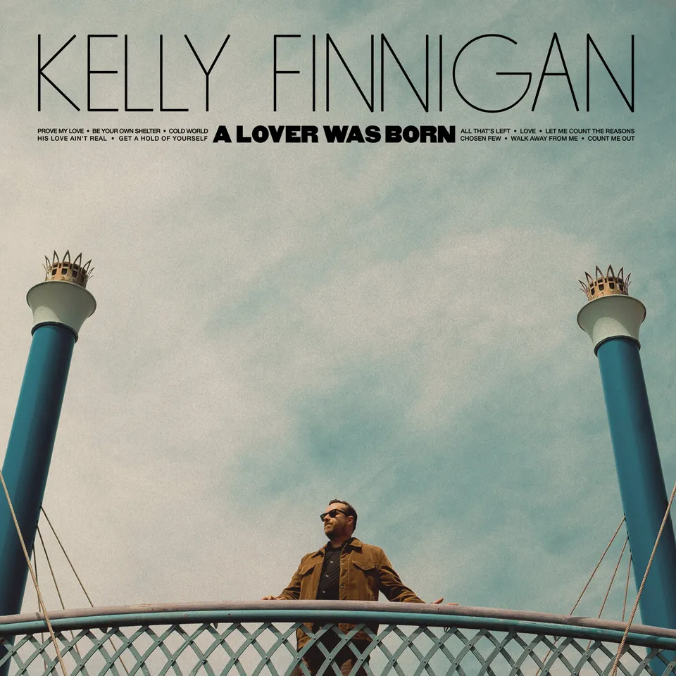 Kelly Finnigan A Lover Was Born LP vinyle cyan blue soul