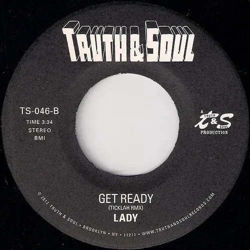 Lady Get Ready 45 tours single soul Truth & Soul