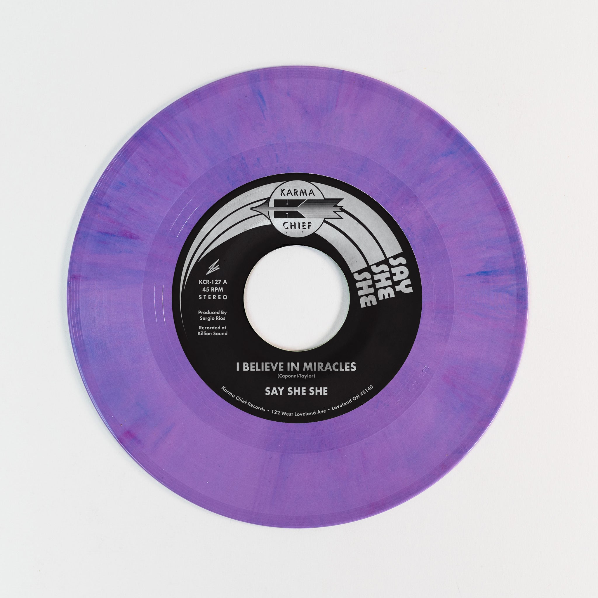 Say She She I Believe In Miracles 45 tours violet funk