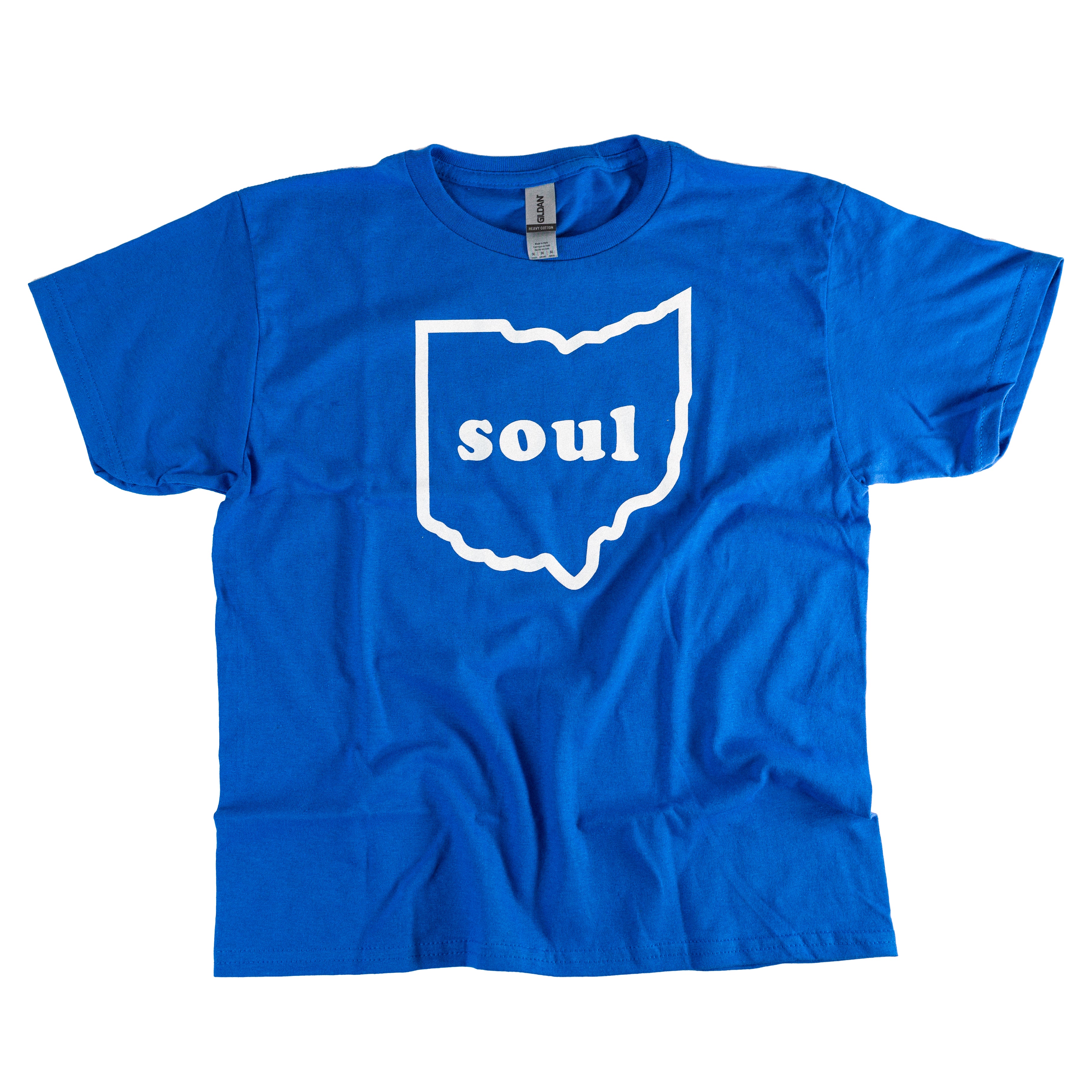 Colemine Little Ohio Soul t-shirt enfant bleu coton