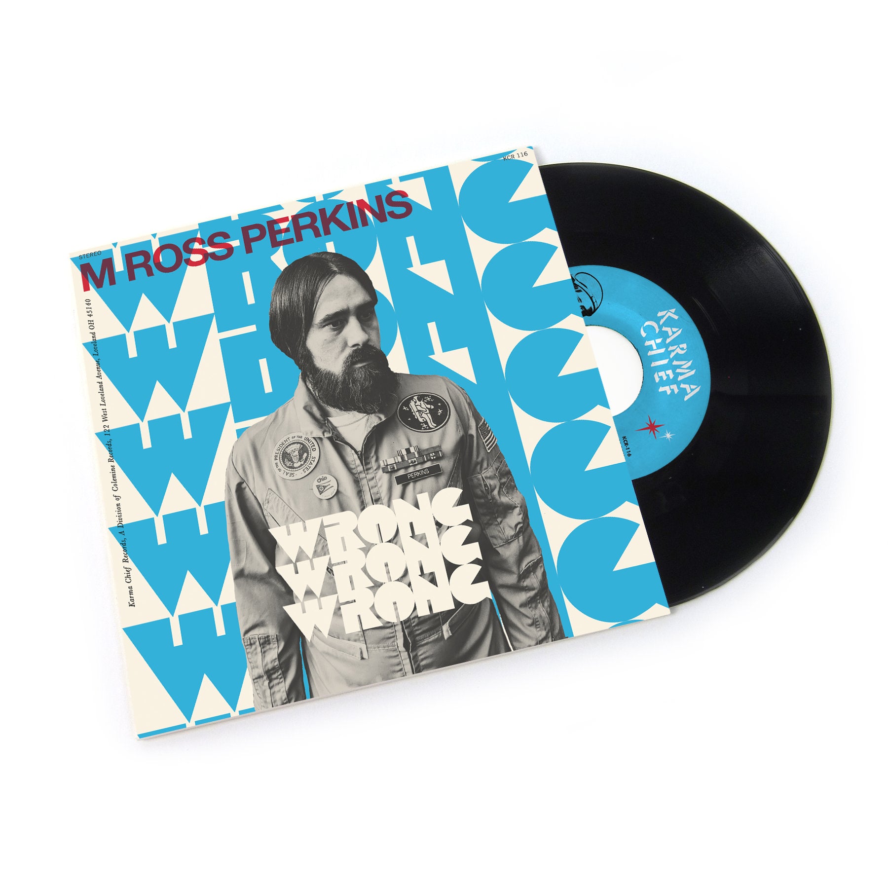 M Ross Perkins Wrong Wrong Wrong 45 tours vinyle rouge