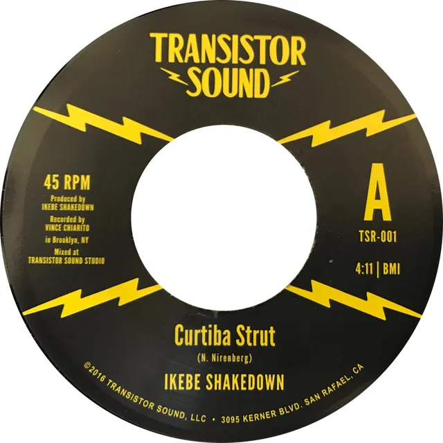 Ikebe Shakedown Monophonics Curitiba Strut 45 tours vinyle funk