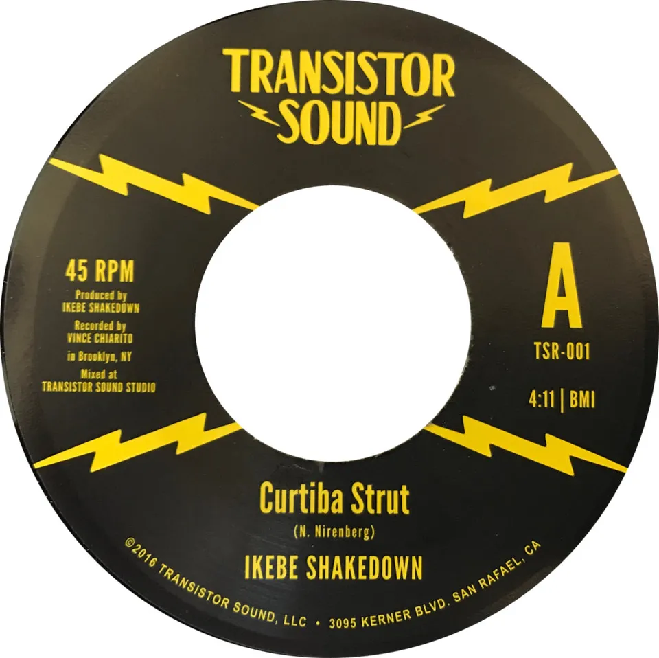 Ikebe Shakedown Monophonics Curitiba Strut 45 tours vinyle funk