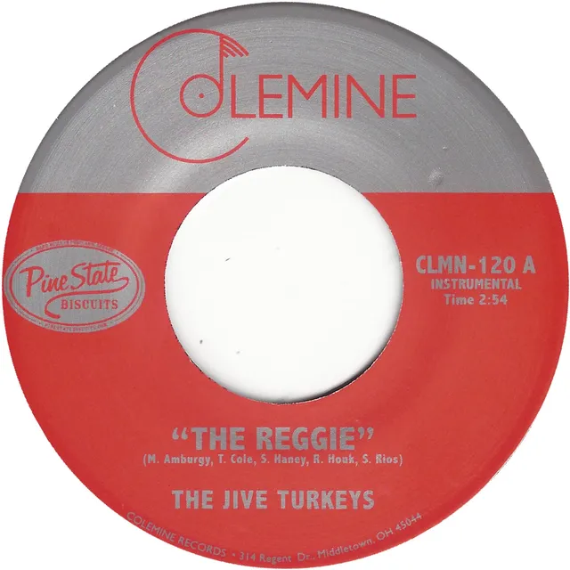 Jive Turkeys The Reggie vinyle 7 pouces funk noir