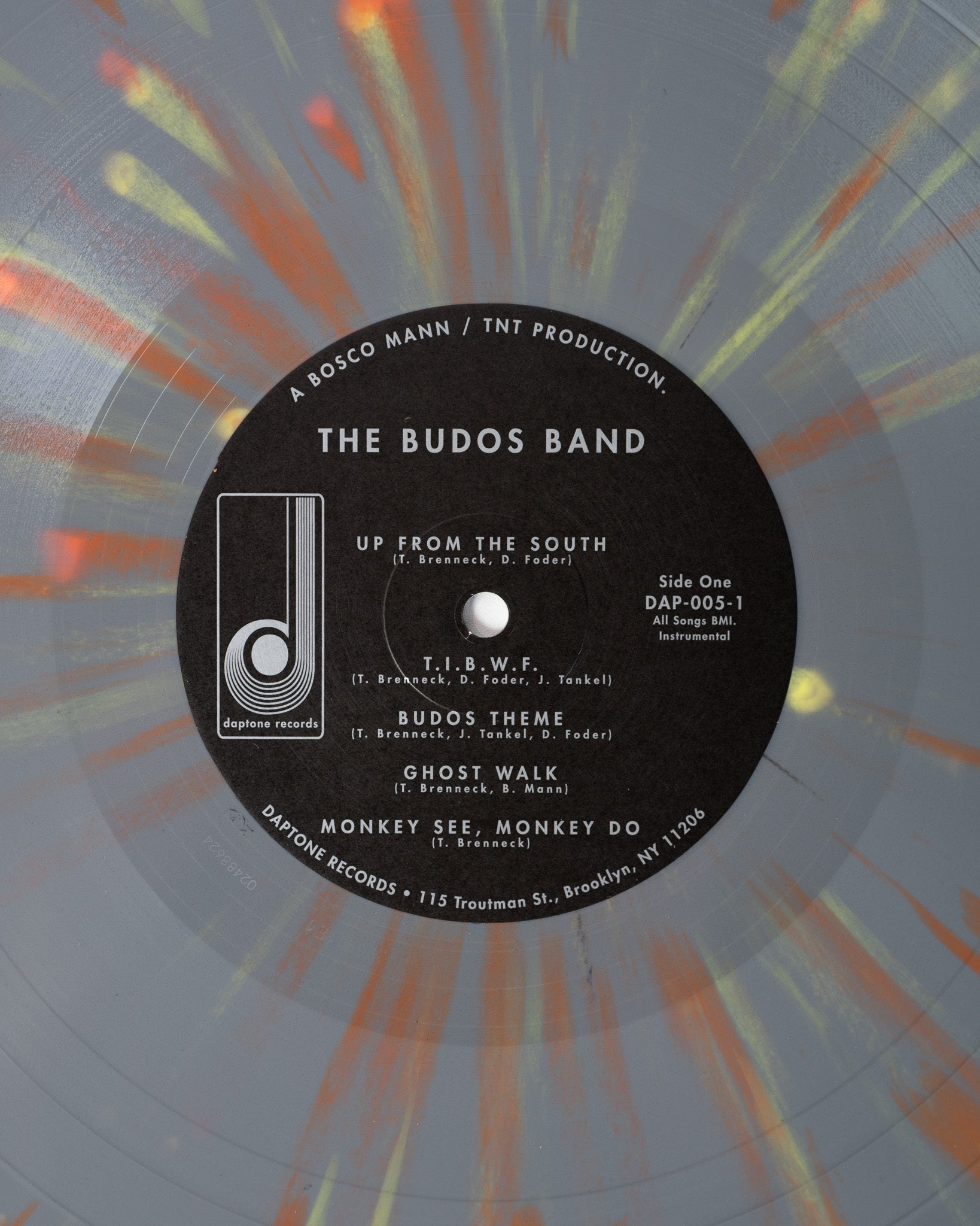 The Budos Band The Budos Band LP vinyle splatter gris orange