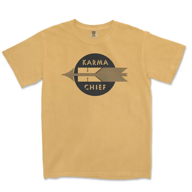 Karma Chief Shirt t-shirt jaune coton taille Large