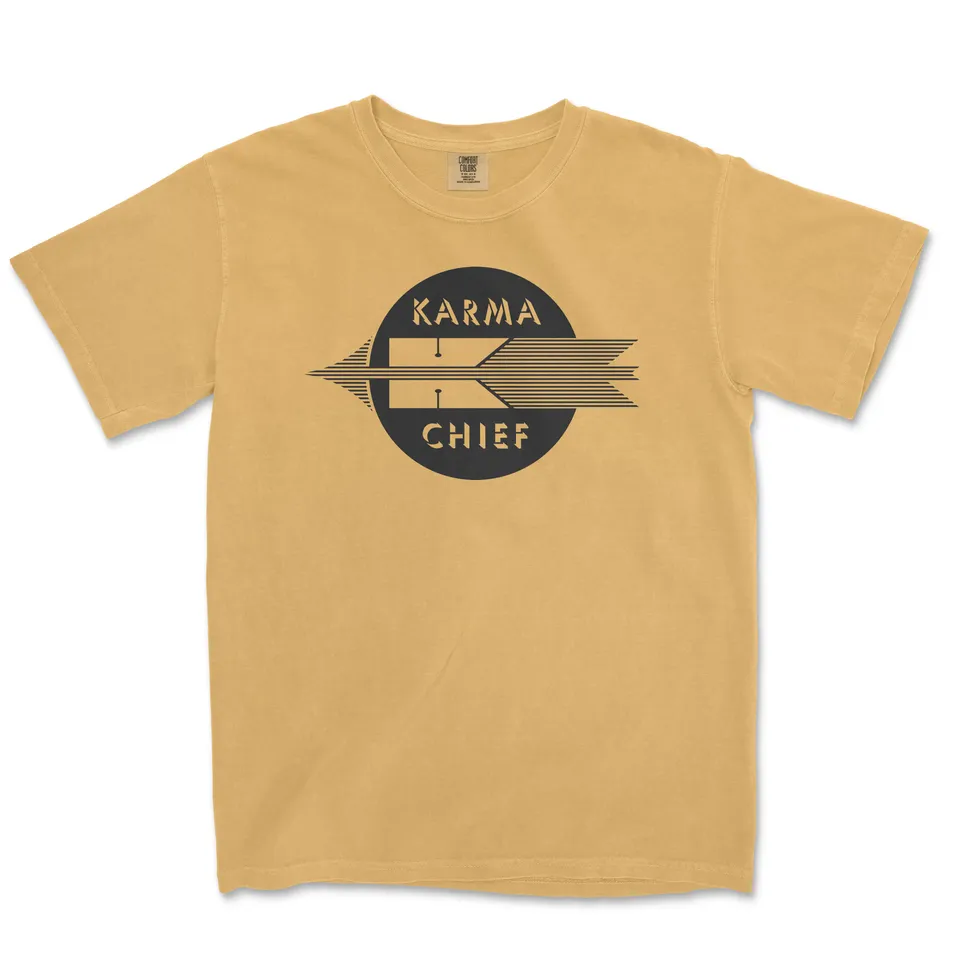 Karma Chief Shirt t-shirt jaune coton taille Large