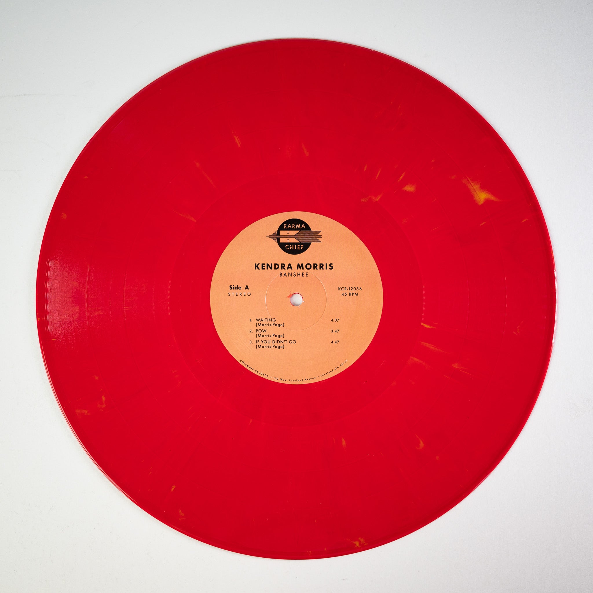 Kendra Morris Banshee double vinyle LP orange soul psyché