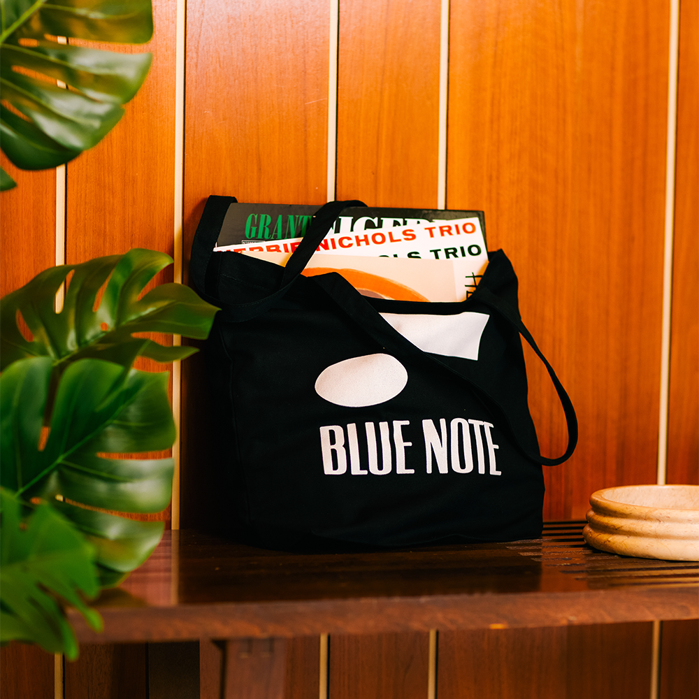 Blue Note Vintage Logo tote bag coton noir