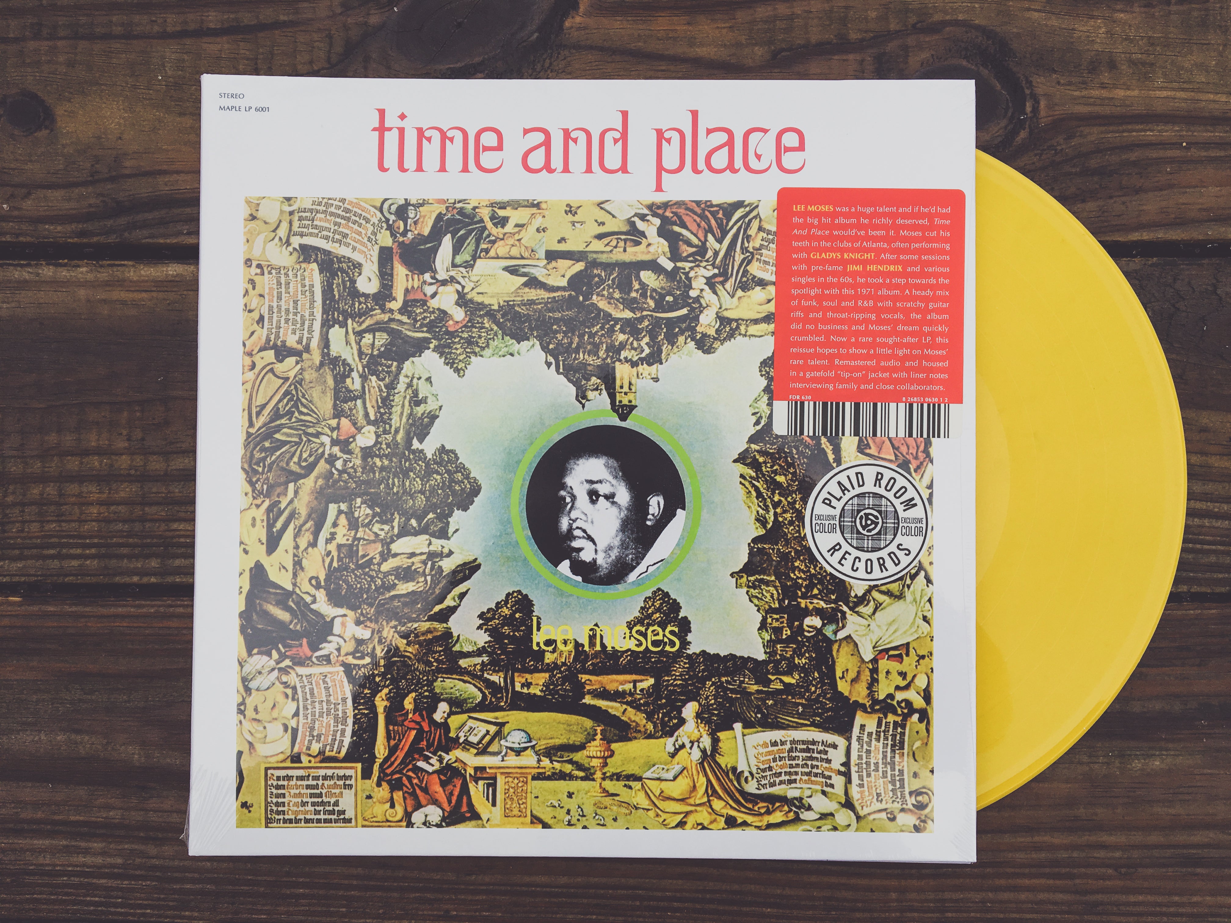 Friends of Colemine Lee Moses Time & Place LP funk jaune