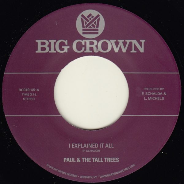 Big Crown Records I Explained It All / Watch Out vinyle 7" soul