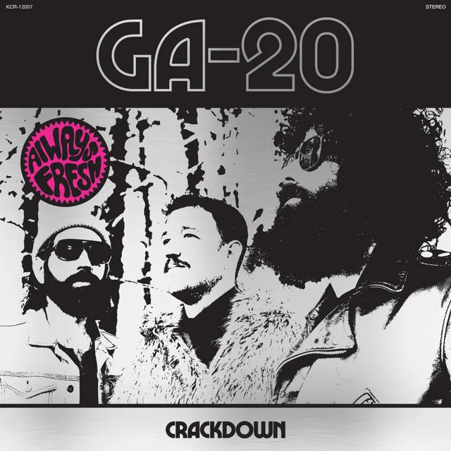 GA-20 Crackdown vinyle LP noir blues