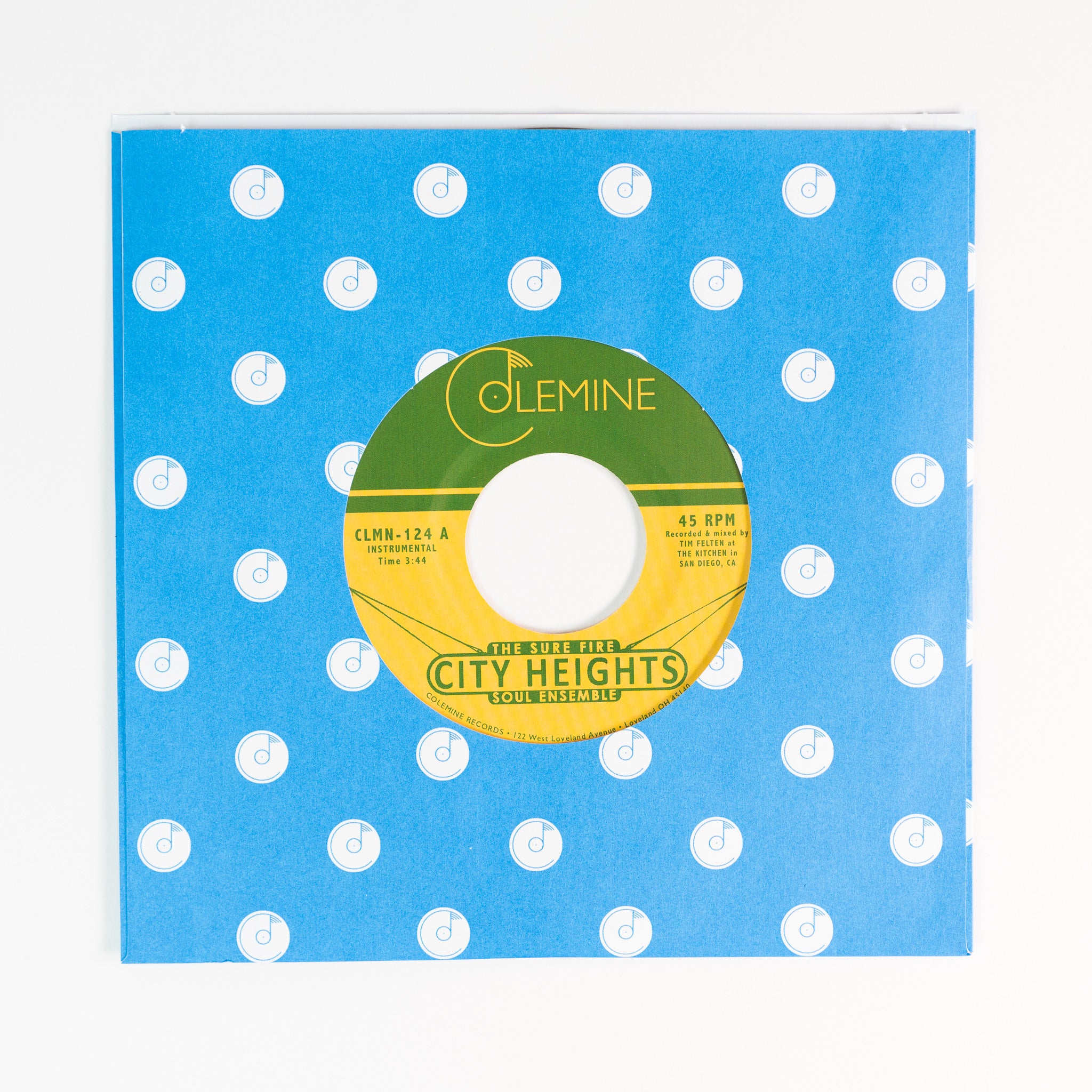 Sure Fire Soul Ensemble City Heights 45T jaune