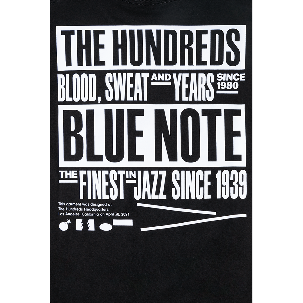 Blue Note Finest T-shirt coton noir logo brodé