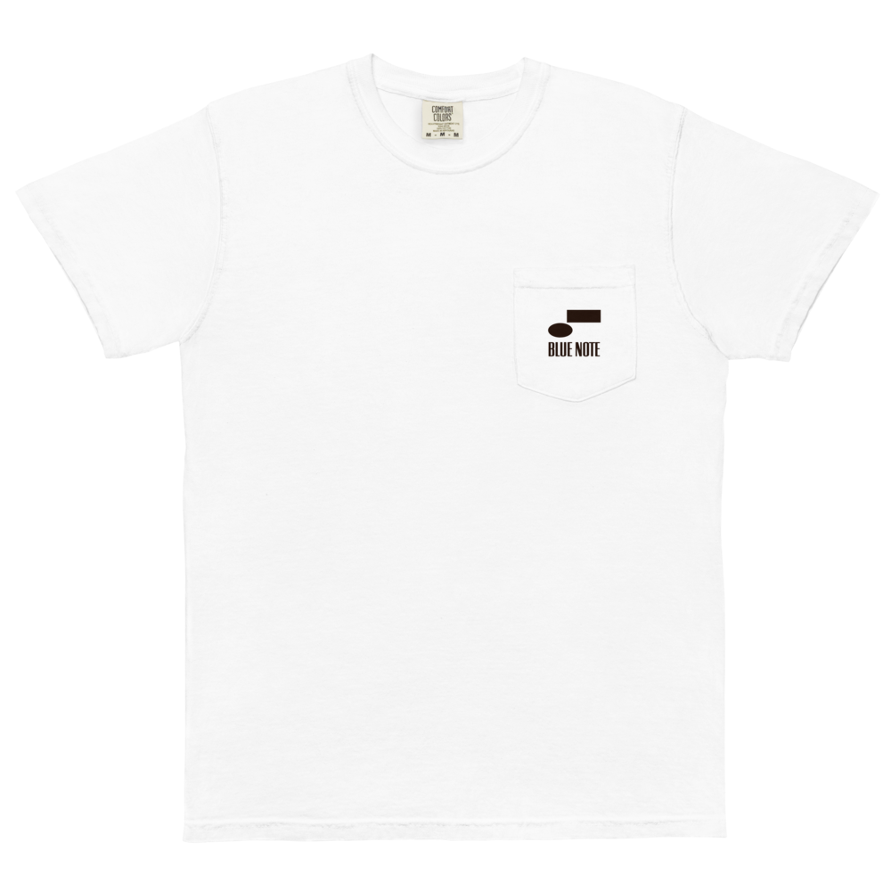 Blue Note Vintage Logo T-shirt à poche coton noir