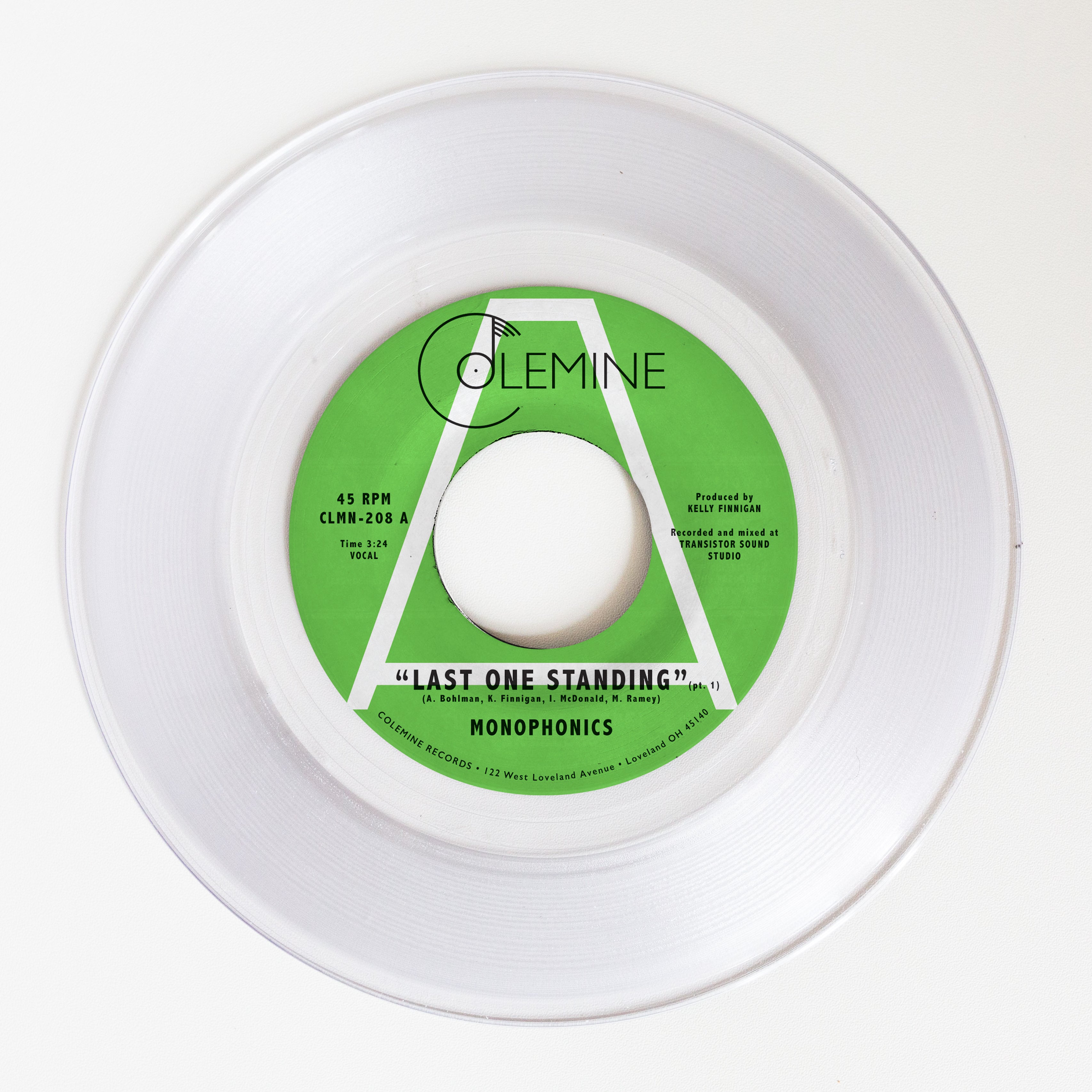 Colemine Monophonics Last One Standing vinyle 7 pouces